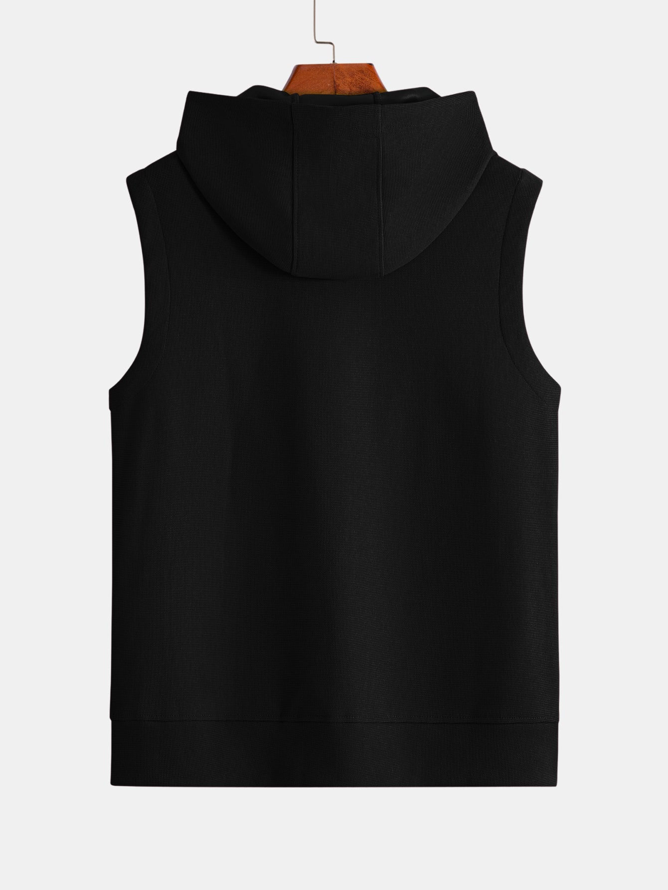 Waffle Sleeveless Hoodie - Image 4