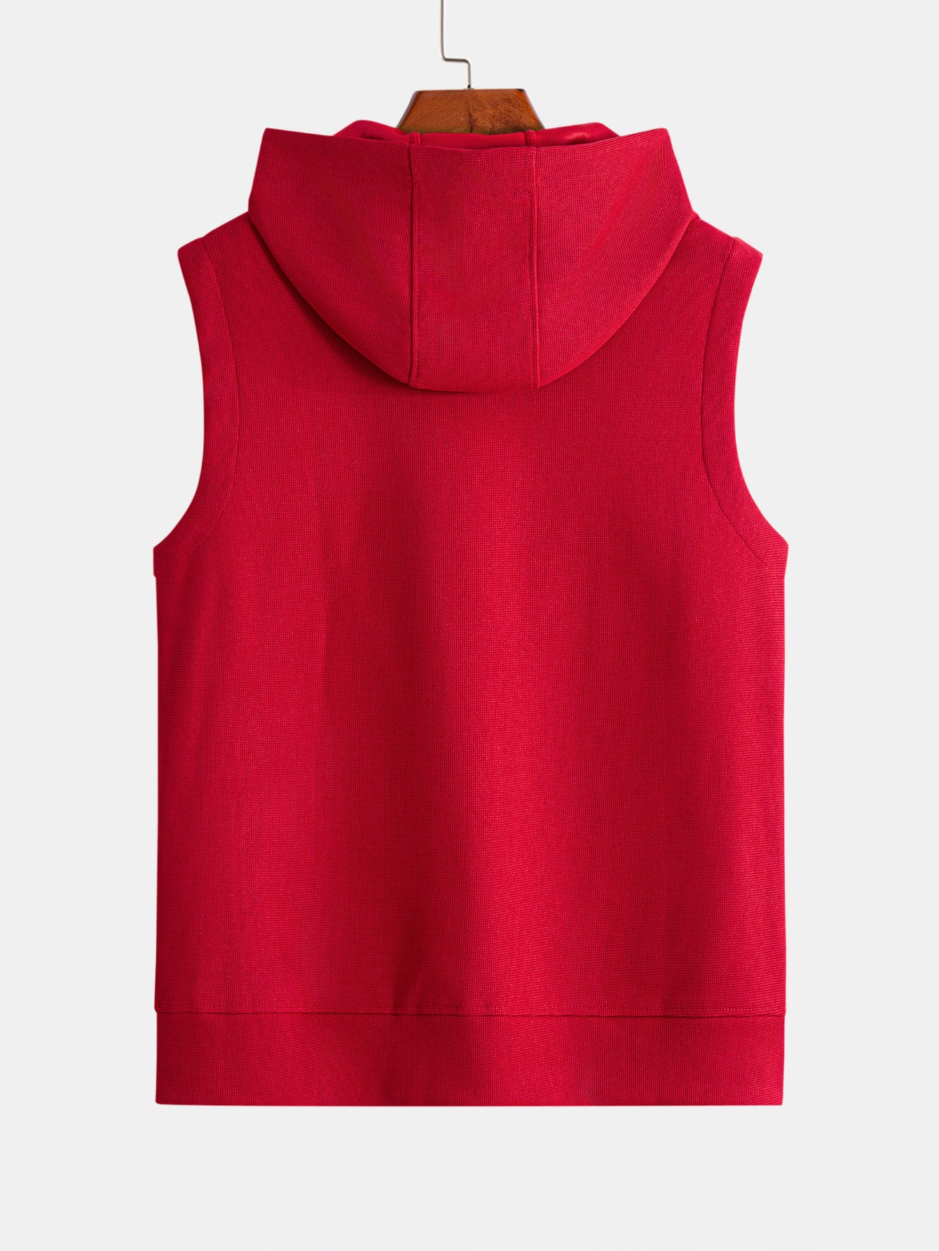 Waffle Sleeveless Hoodie - Image 8