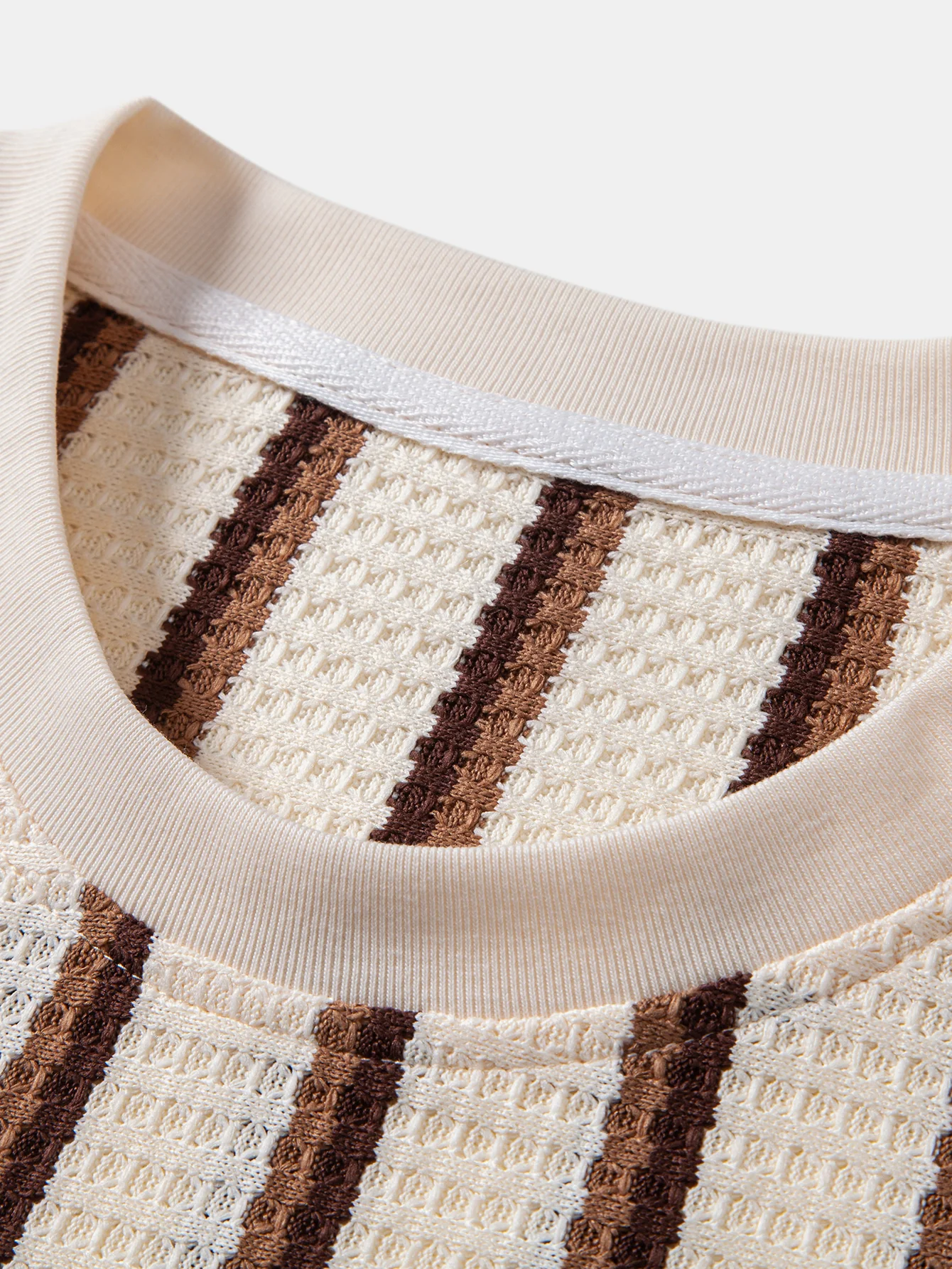 Waffle Stripe T-Shirt - Image 3