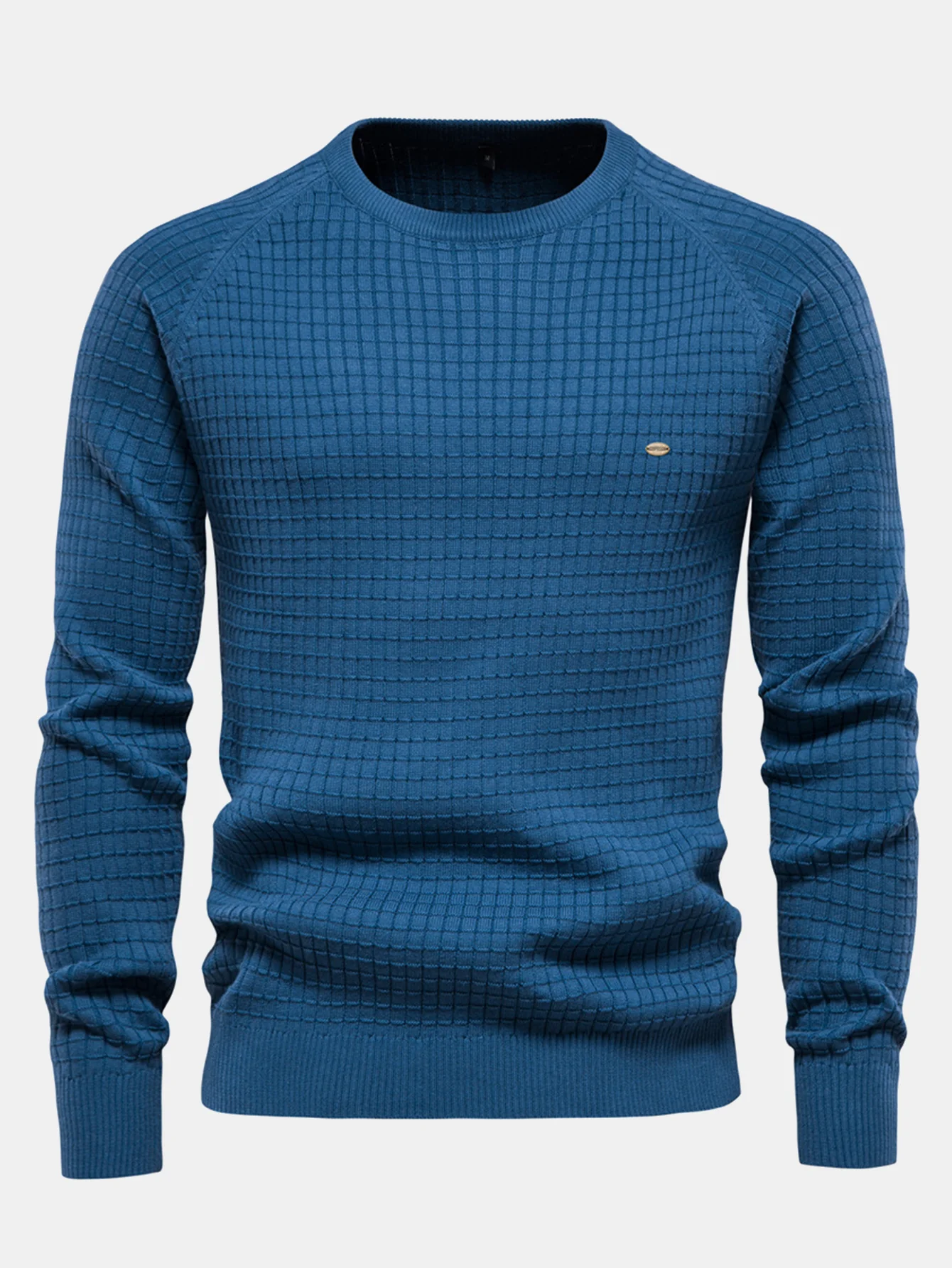 Waffelstruktur Pullover