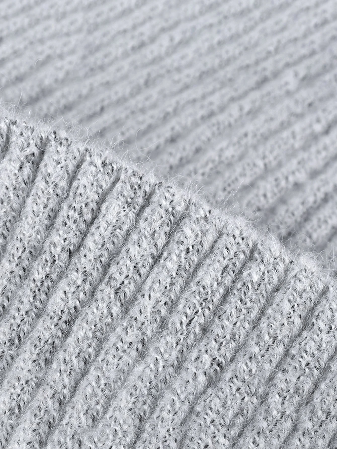 Warmes Fleecegefüttertes Strickmütze mit Umschlag - Image 7