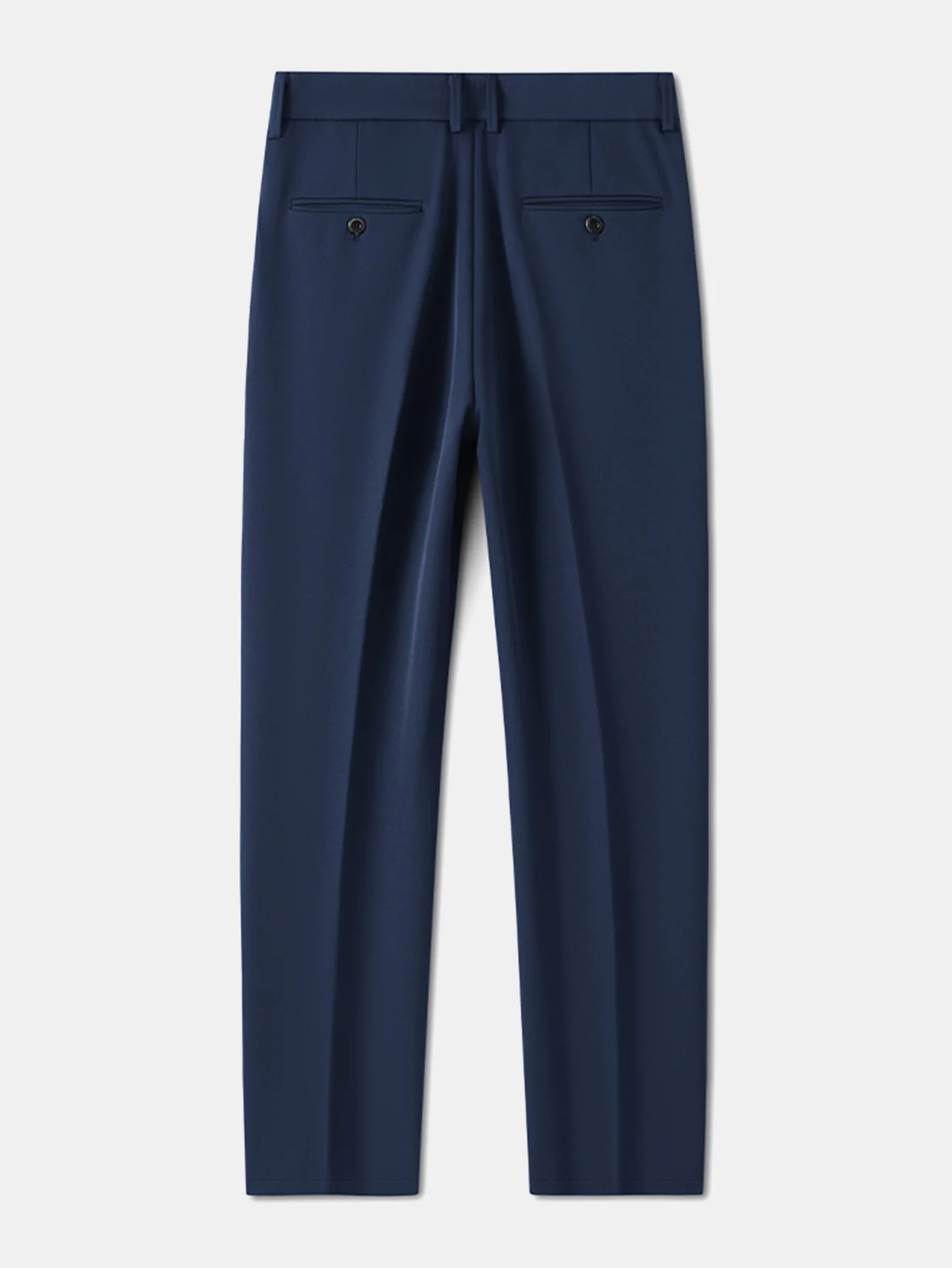 Warm Fleece-Lined Slim Fit Tapered Cropped Trousers - Image 12