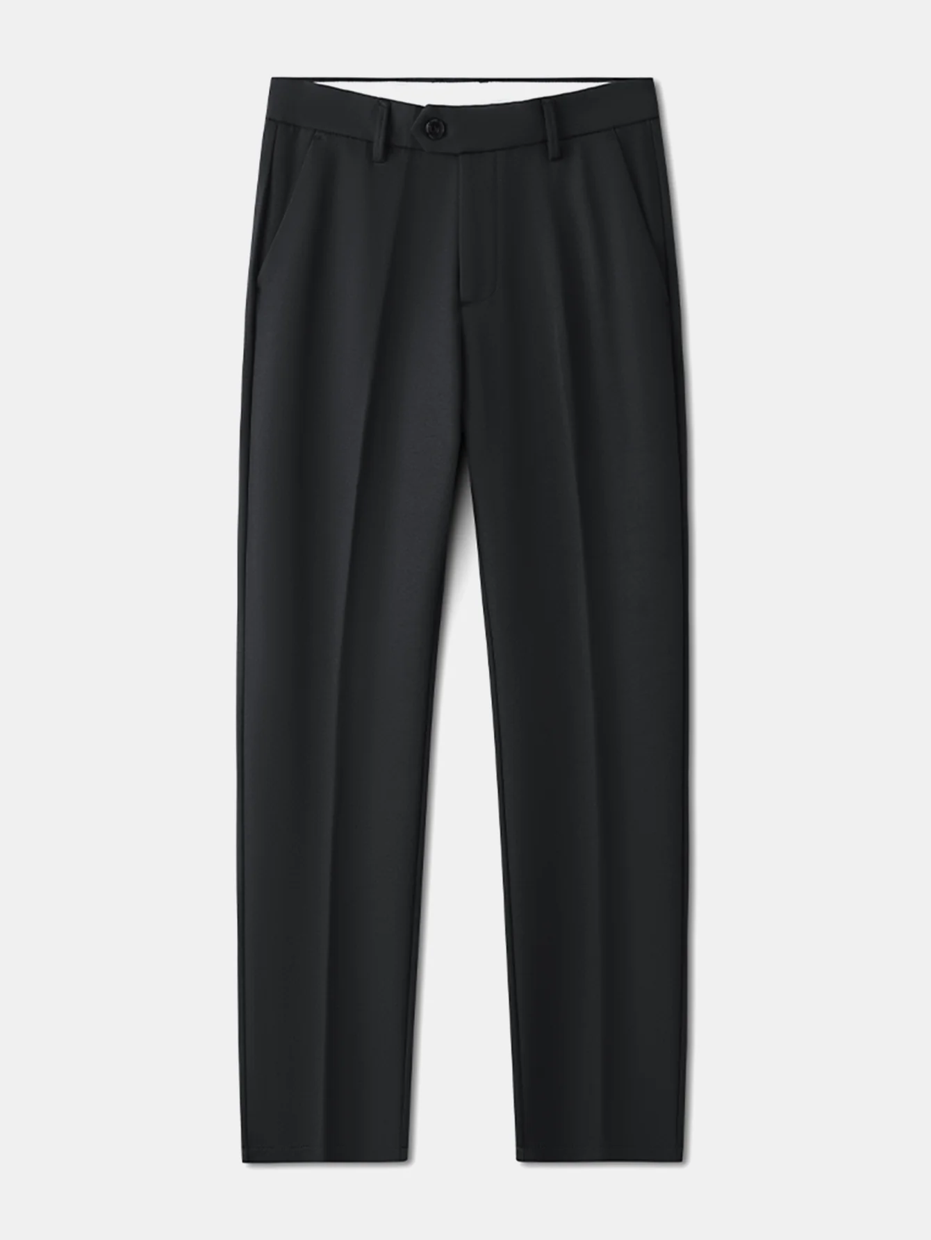 Warm Fleece-Lined Slim Fit Tapered Cropped Trousers - Image 13