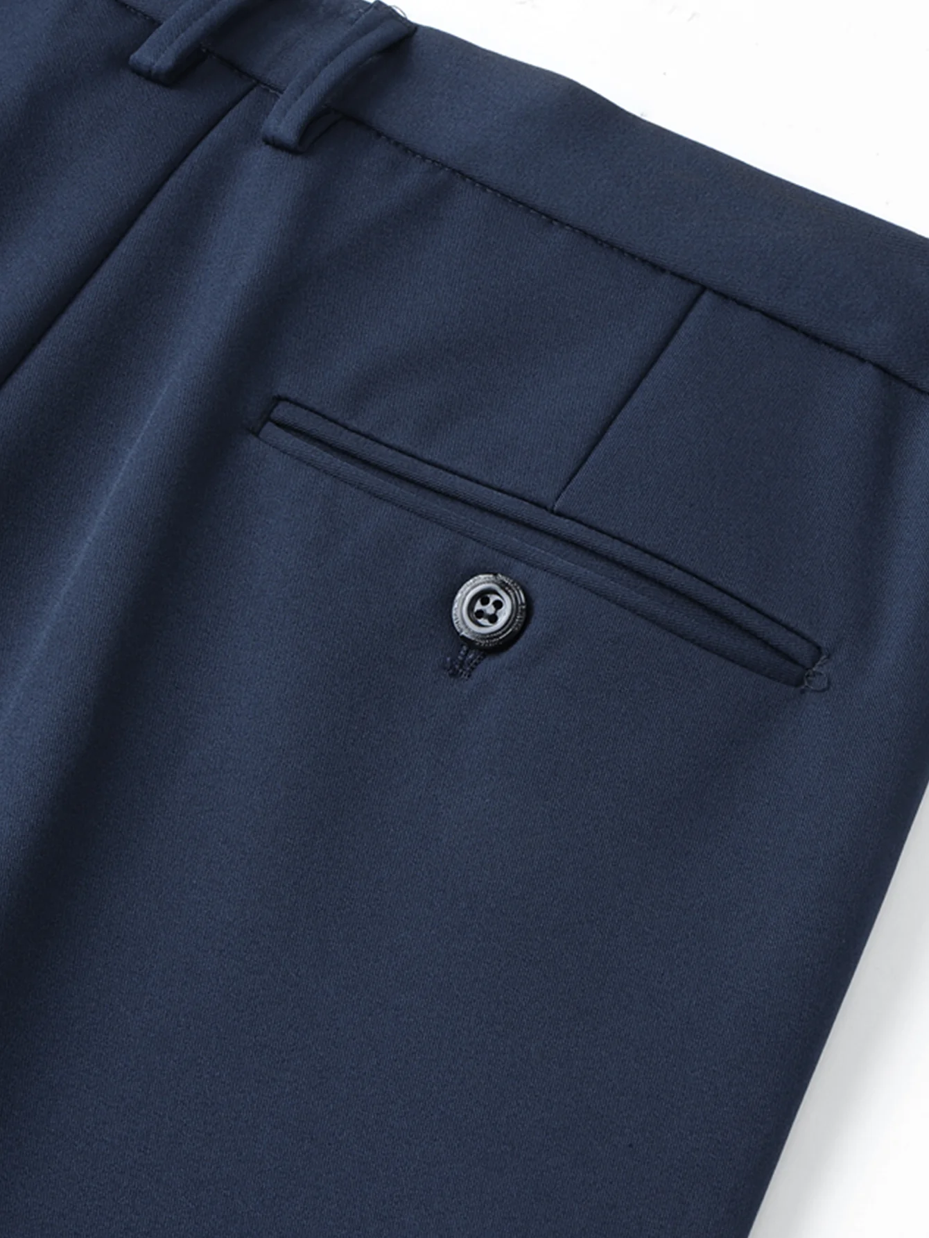 Warm Fleece-Lined Slim Fit Tapered Cropped Trousers - Image 19