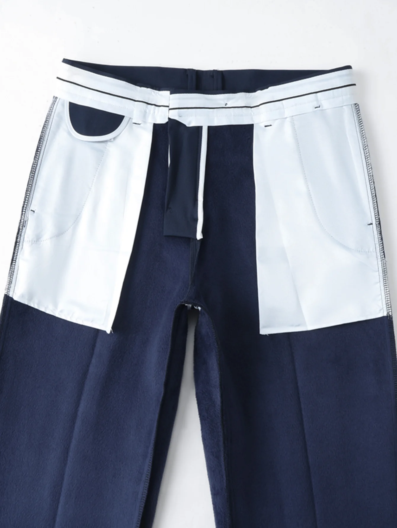 Warm Fleece-Lined Slim Fit Tapered Cropped Trousers - Image 2
