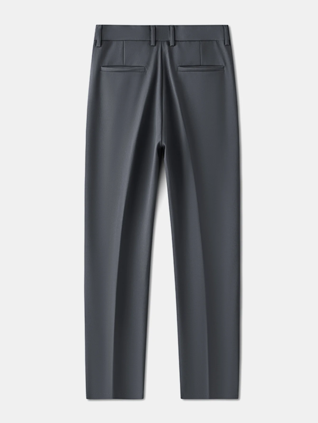 Warm Fleece-Lined Slim Fit Tapered Trousers - Image 16