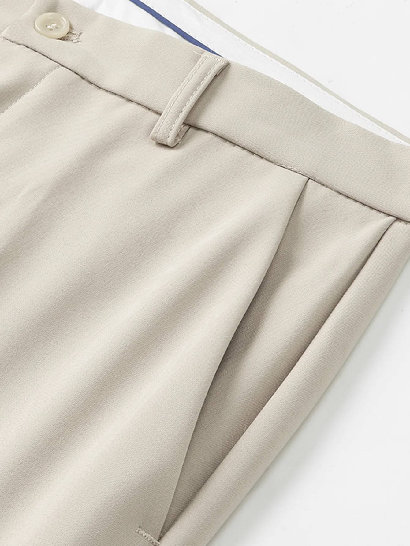 Warm Fleece-Lined Slim Fit Tapered Trousers - Image 20