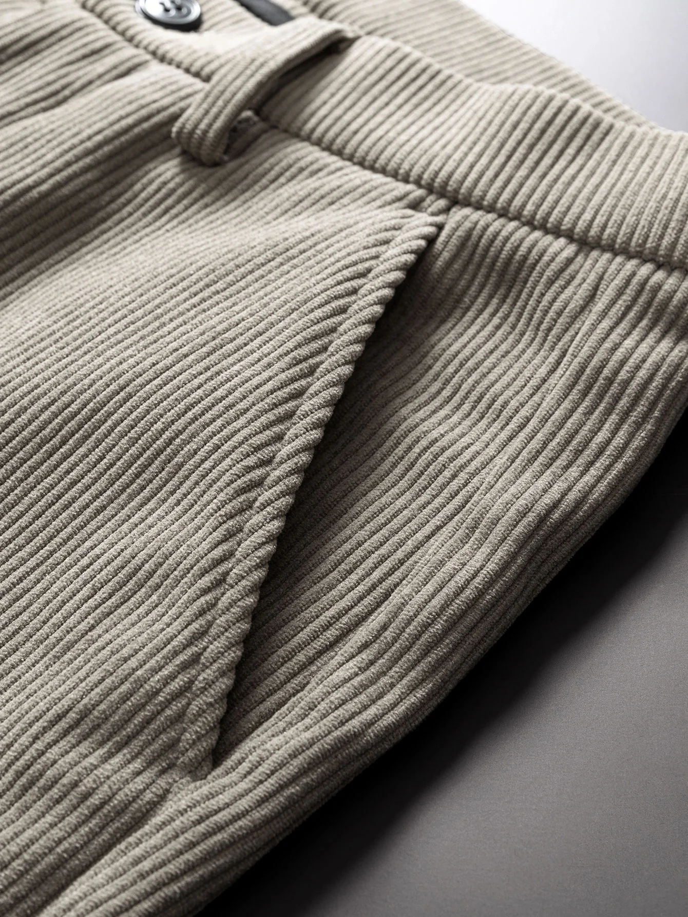 Warm Fleece-Lined Winter Straight Leg Corduroy Pants - Image 15