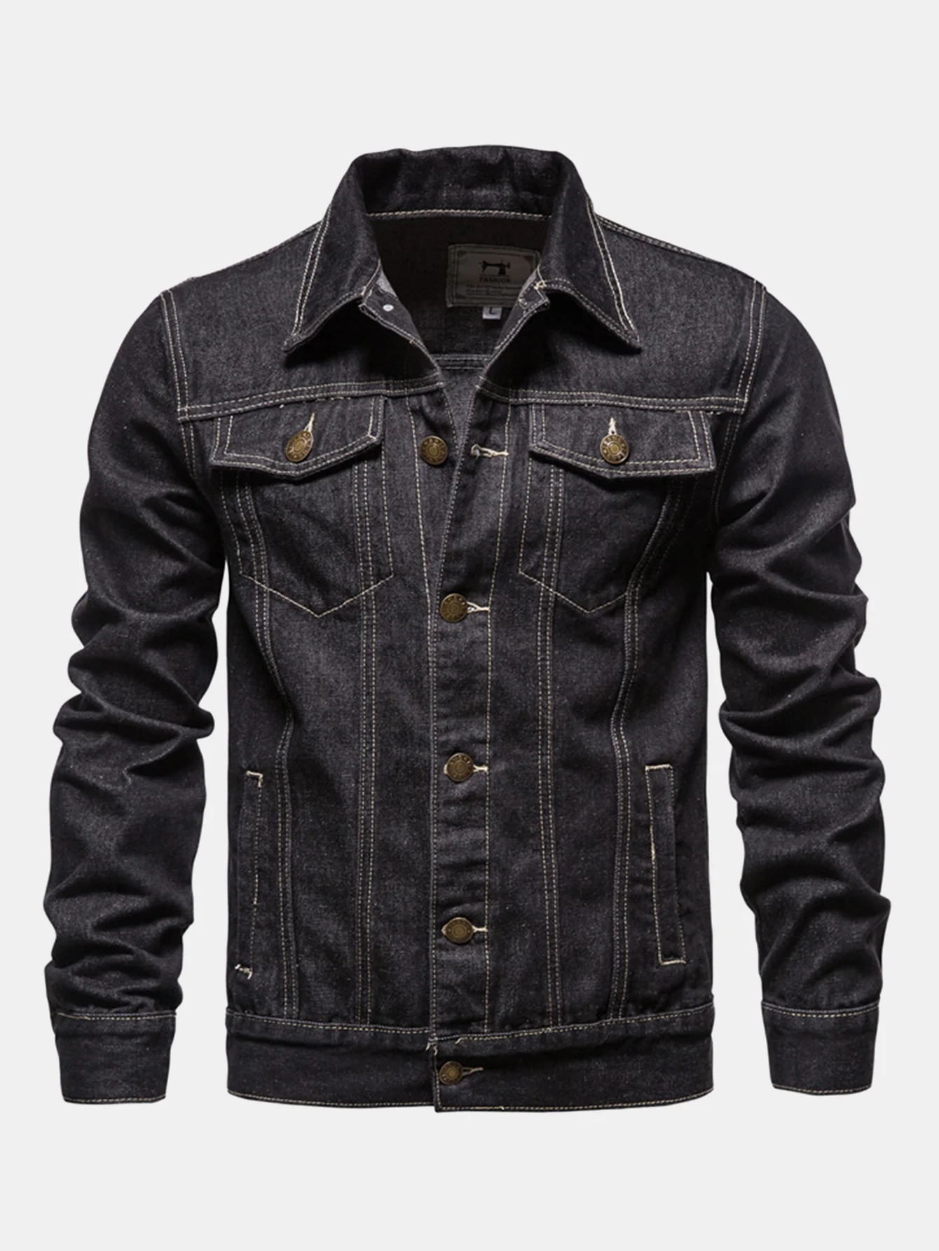 Gewaschene Jeansjacke - Image 4
