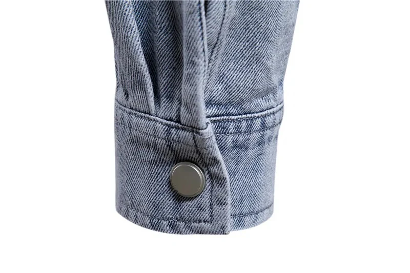 Gewaschenes Denim-Overshirt mit Taschen - Image 7