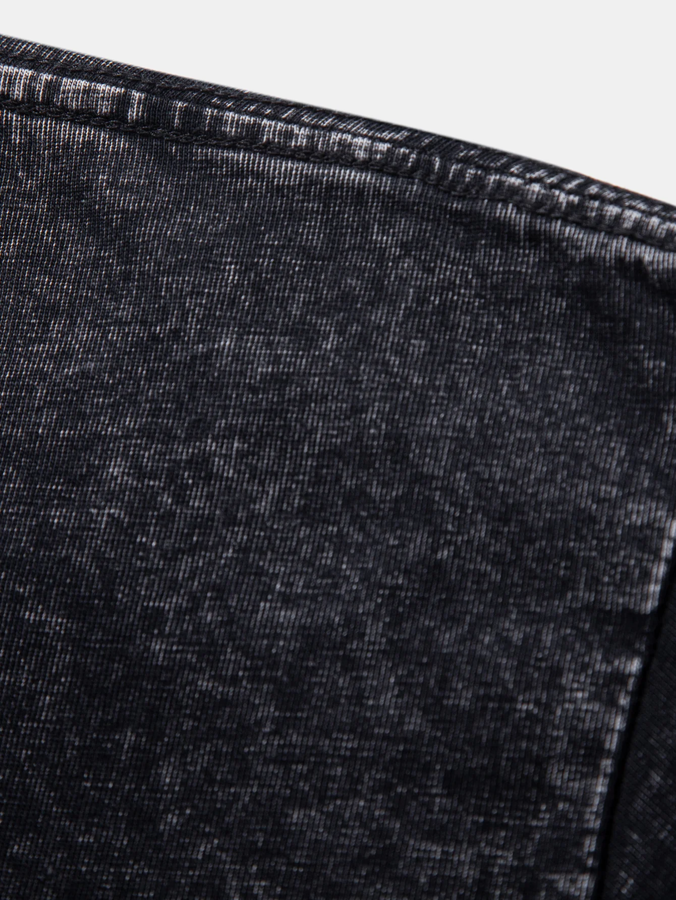 Washed Distressed Drop Shoulder Oversize T-Shirt & Drawstring Shorts - Image 8
