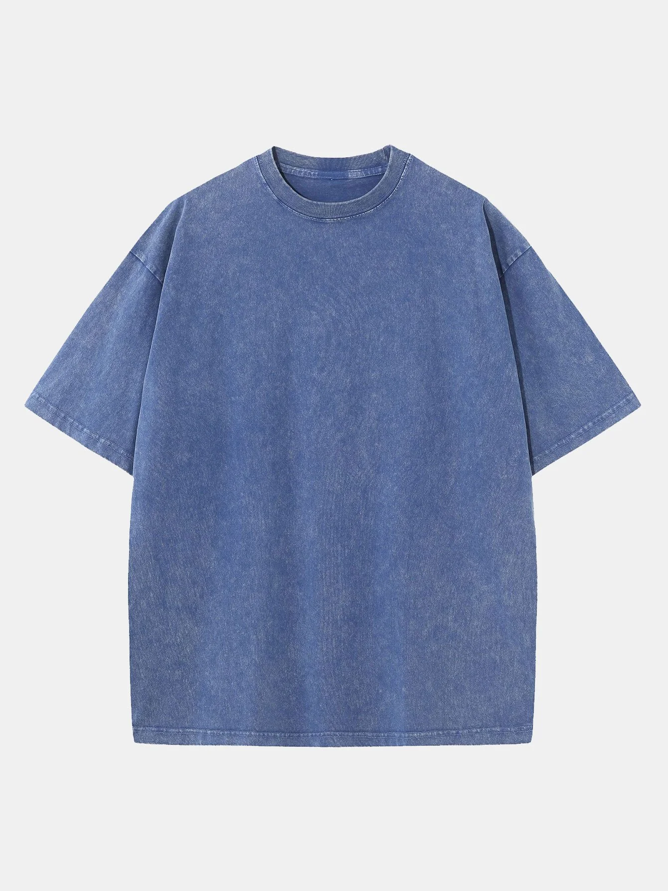 Gewaschenes, verwaschenes T-Shirt mit Drop Shoulder - Image 4