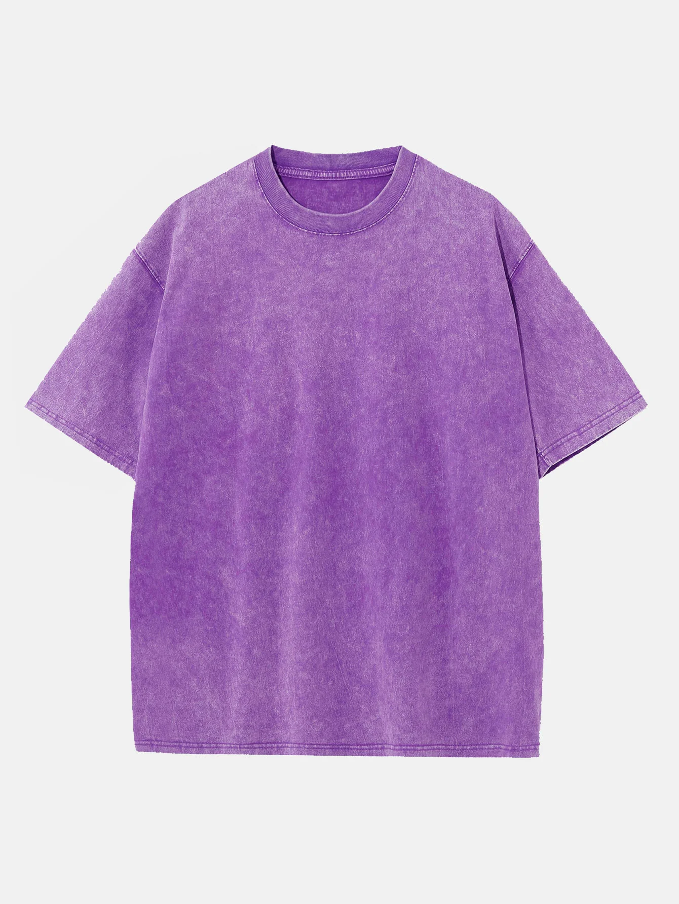 Gewaschenes, verwaschenes T-Shirt mit Drop Shoulder - Image 5