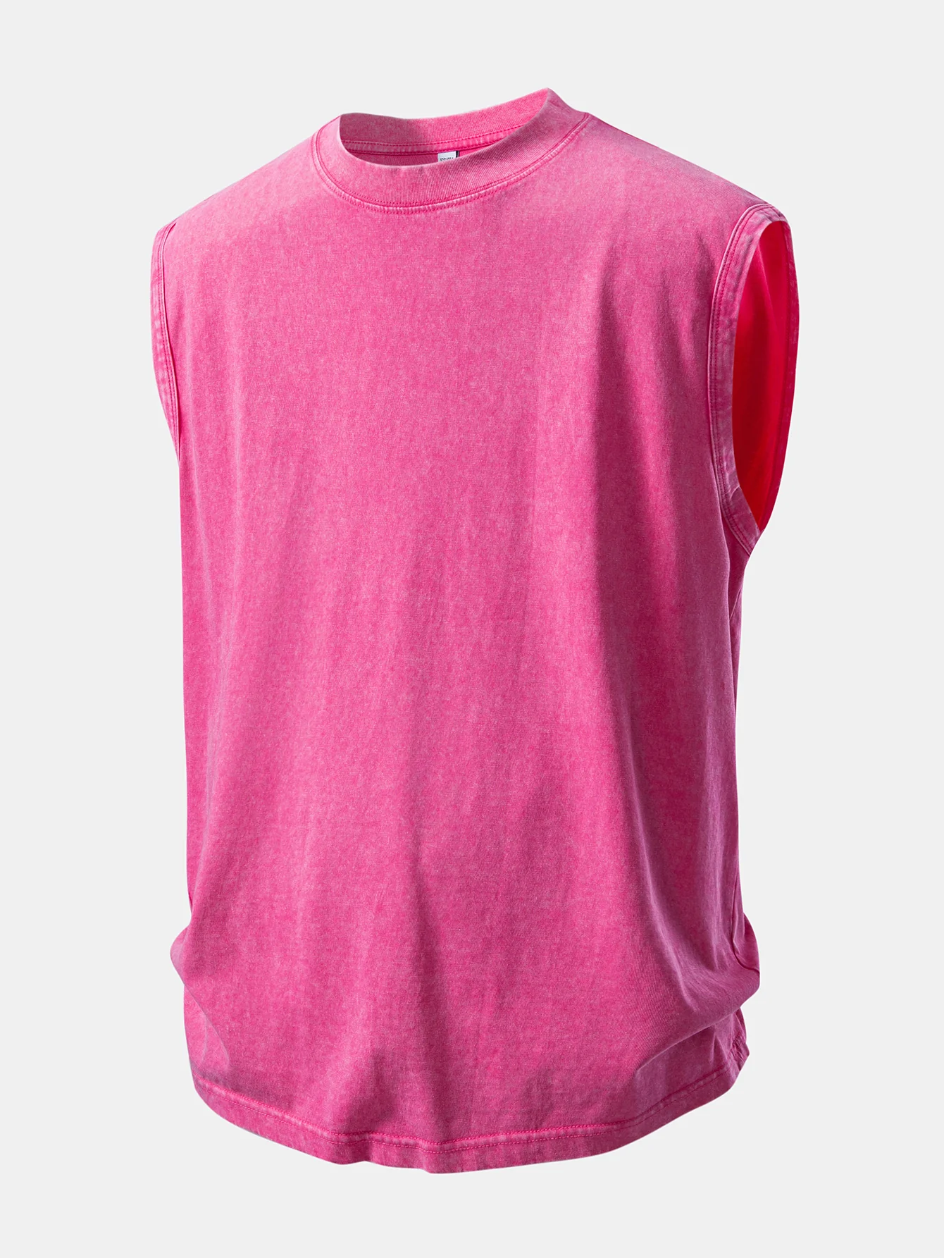 Washed Distressed Tank Top - Image 9