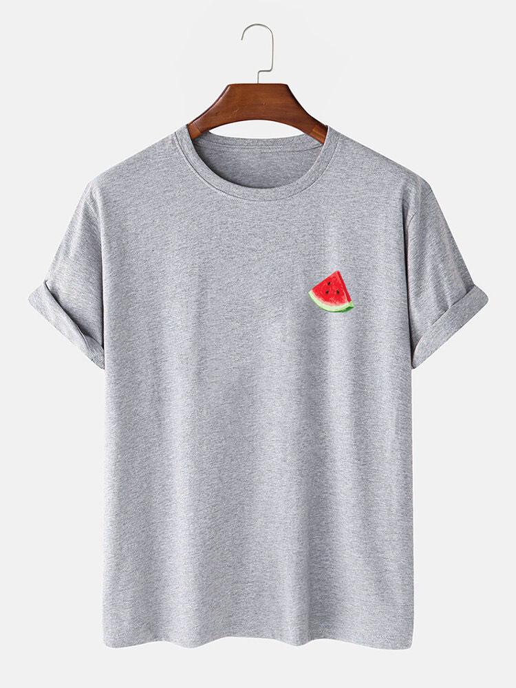 Wassermelonen-Print-T-Shirt - Image 5