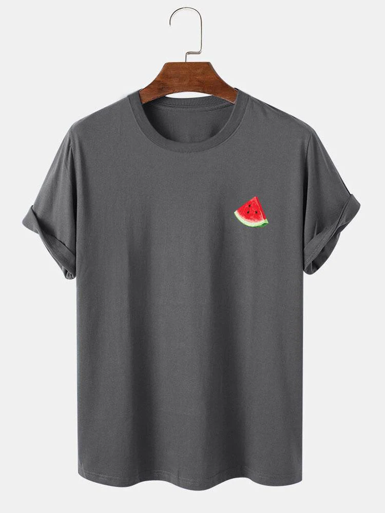 Wassermelonen-Print-T-Shirt - Image 8