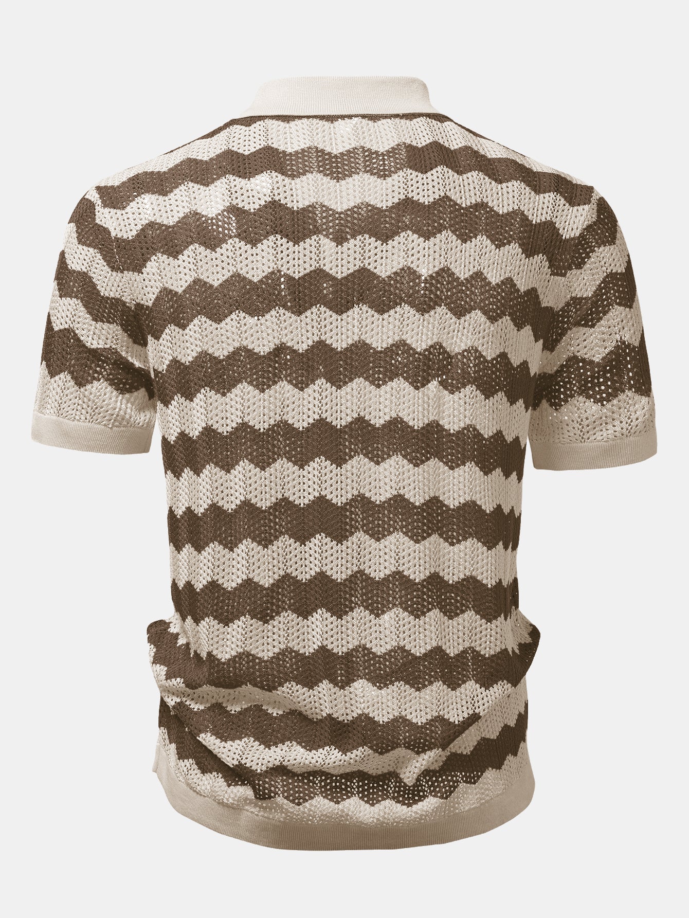 Wave Crochet Shirt - Image 4