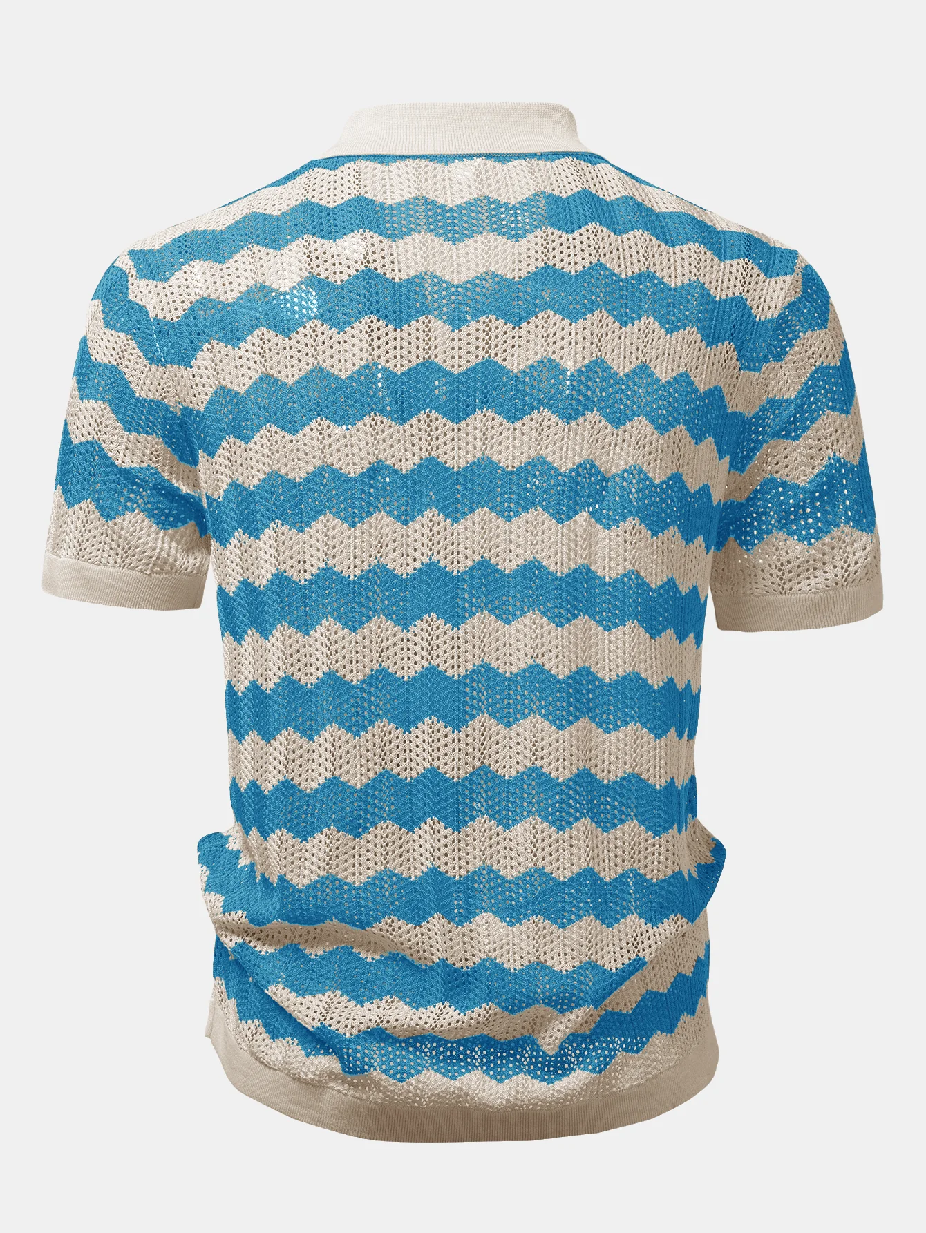 Wave Crochet Shirt - Image 6