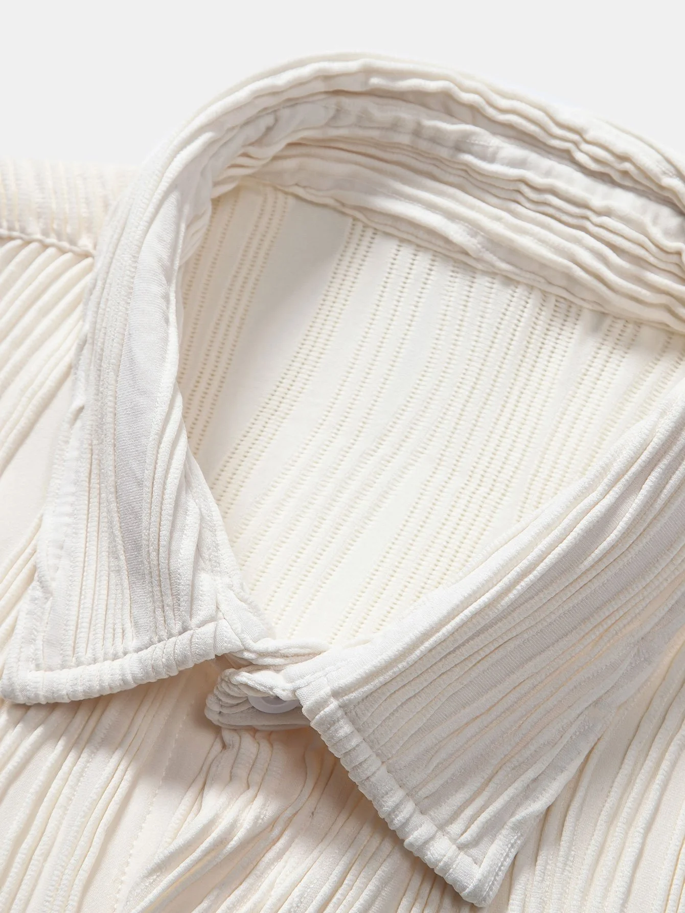 Wellenstrukturierte Button-Up-Hemd - Image 9