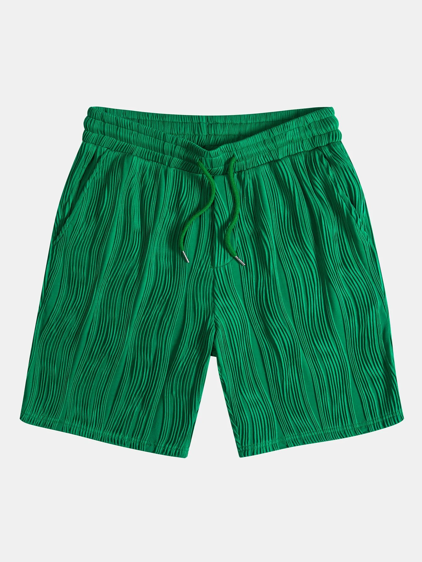 Wellenstrukturierte Button-Up-Hemd & Shorts - Image 6
