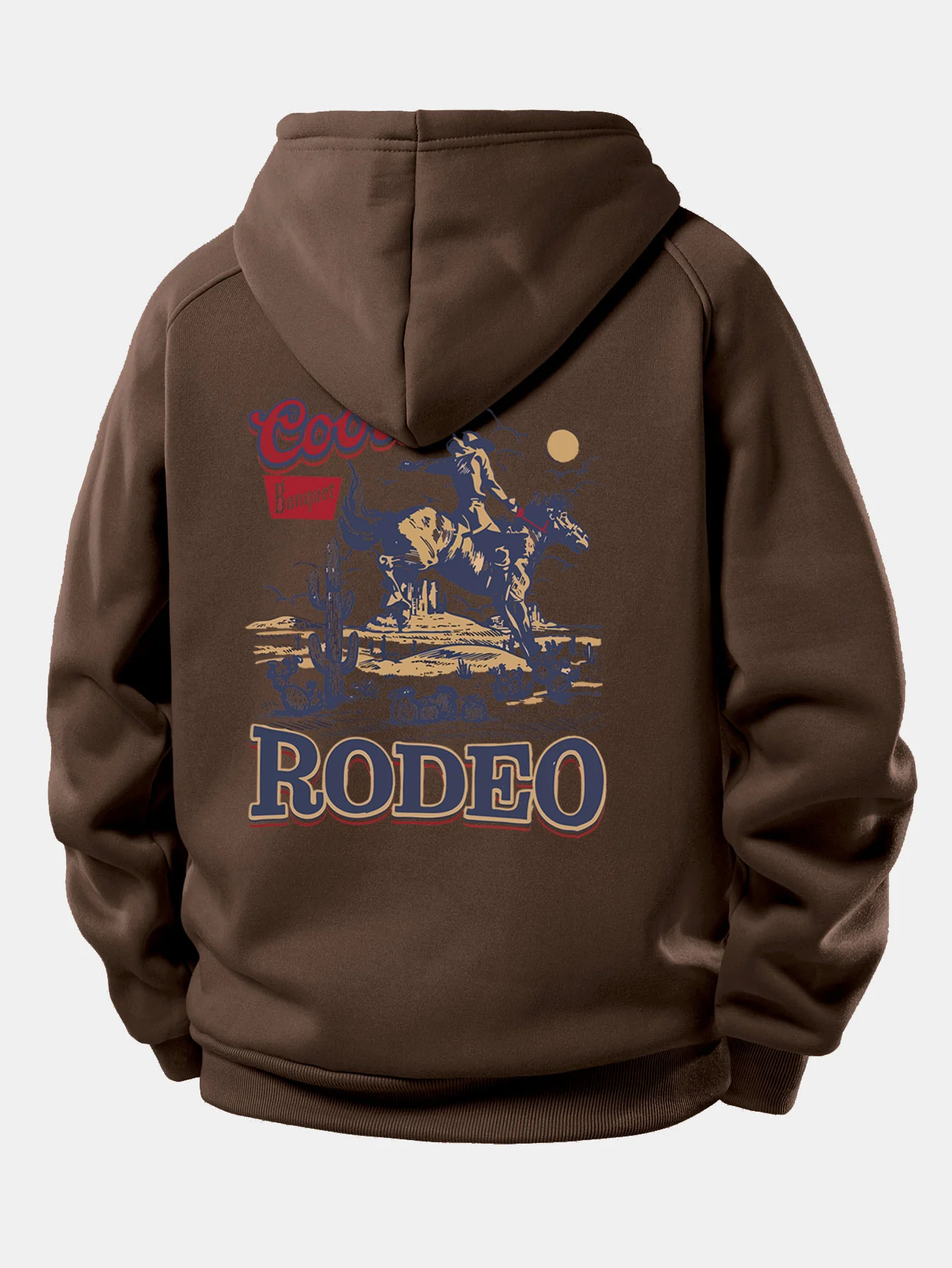 Western Cowboy Druck Kordelzug Kapuzenpullover - Image 17