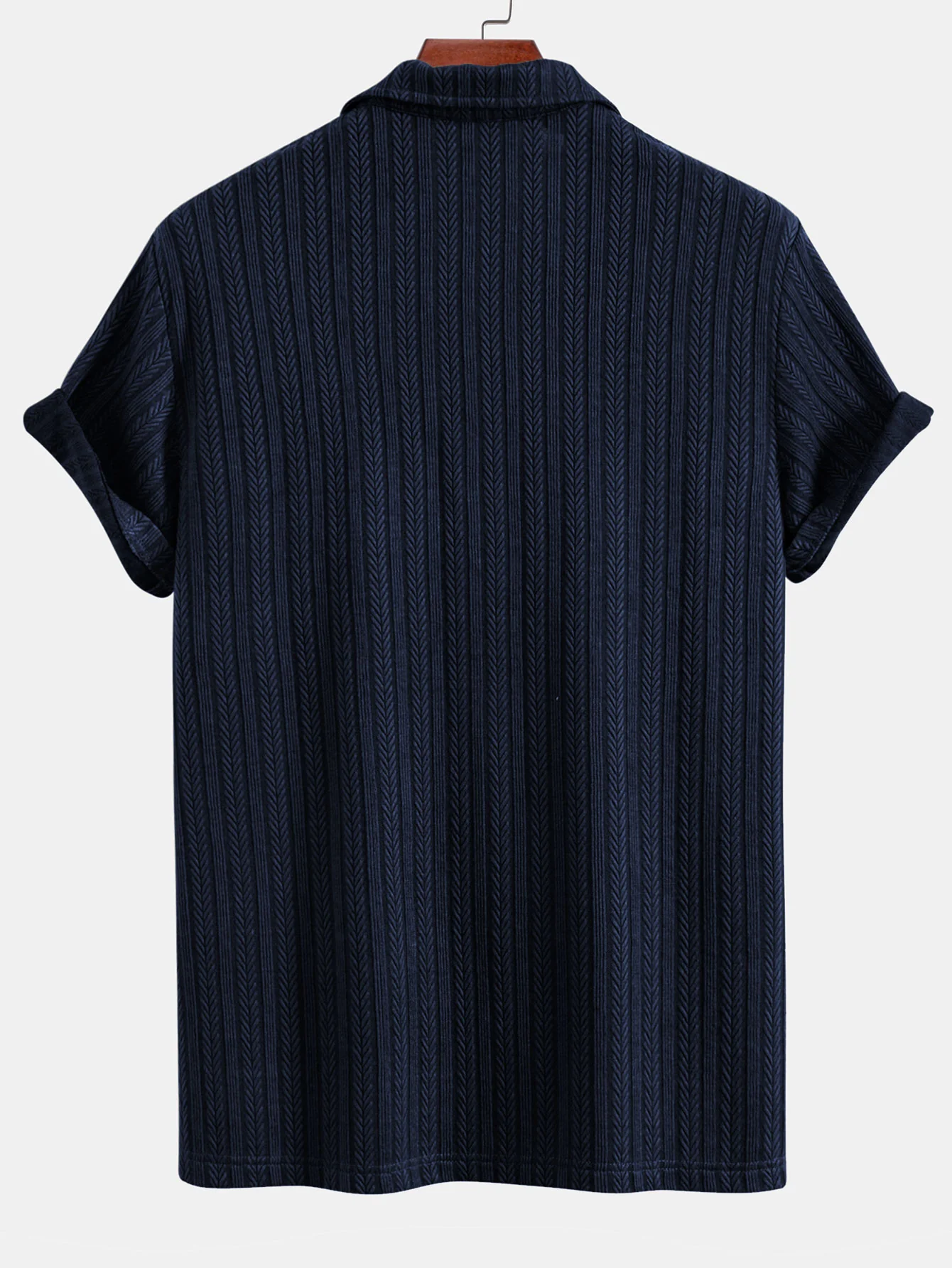 Weizenähren-Jacquard-Poloshirt - Image 8