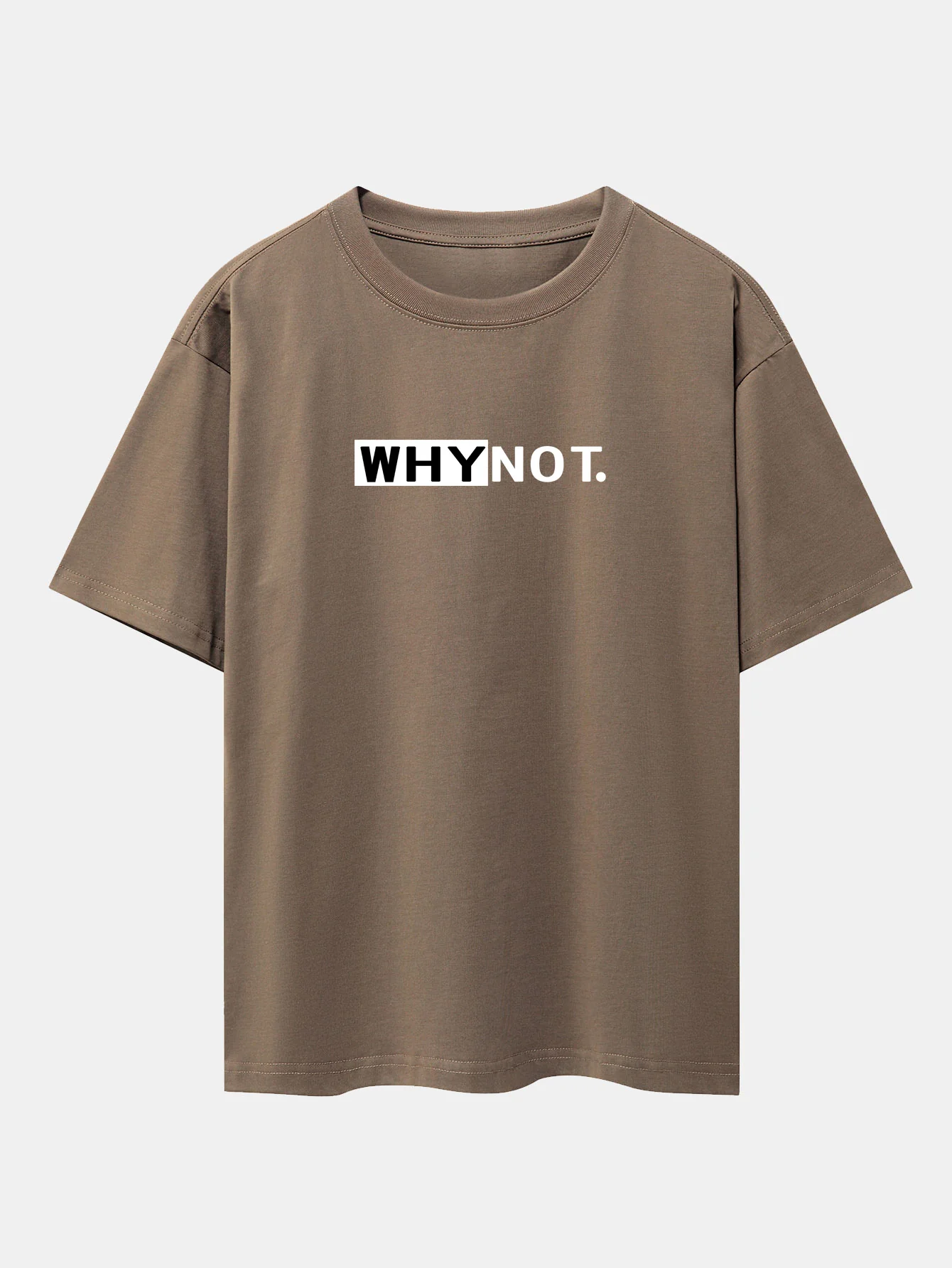 Why Not Print Drop-Shoulder Oversize T-Shirt - Image 4