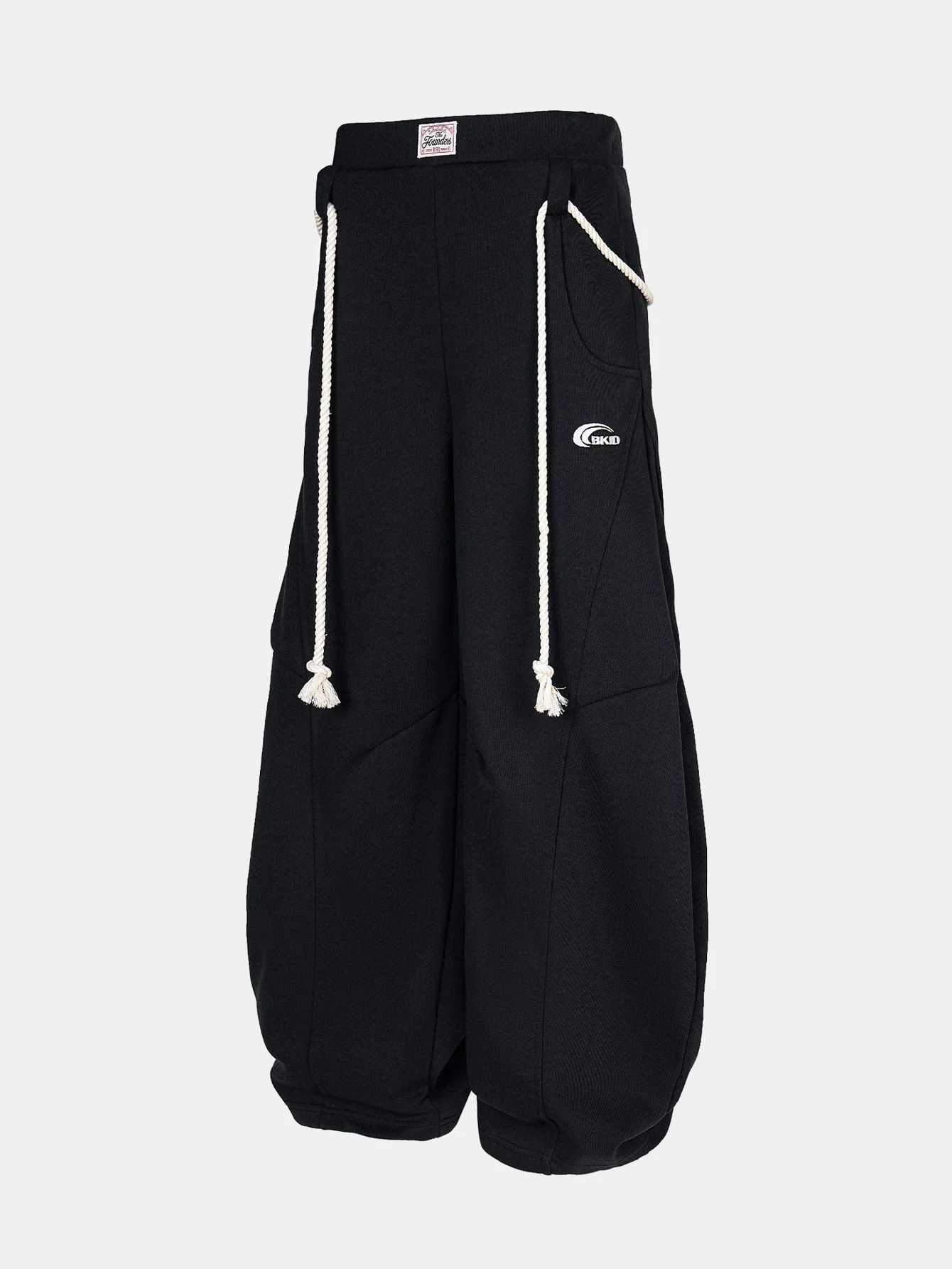 Weit geschnittene Baggy-Sweatpants mit Kordelzug - Image 2