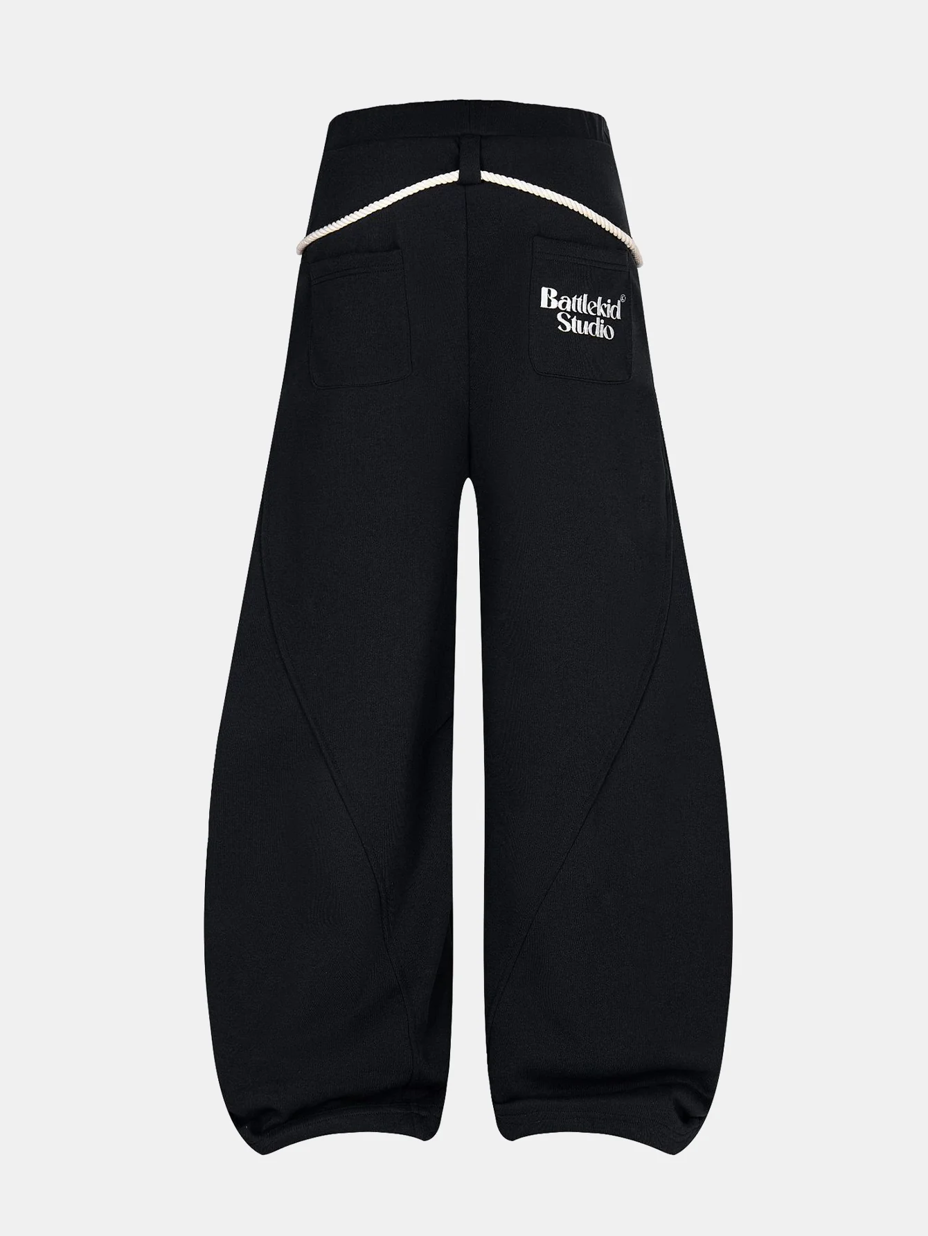 Weit geschnittene Baggy-Sweatpants mit Kordelzug - Image 3