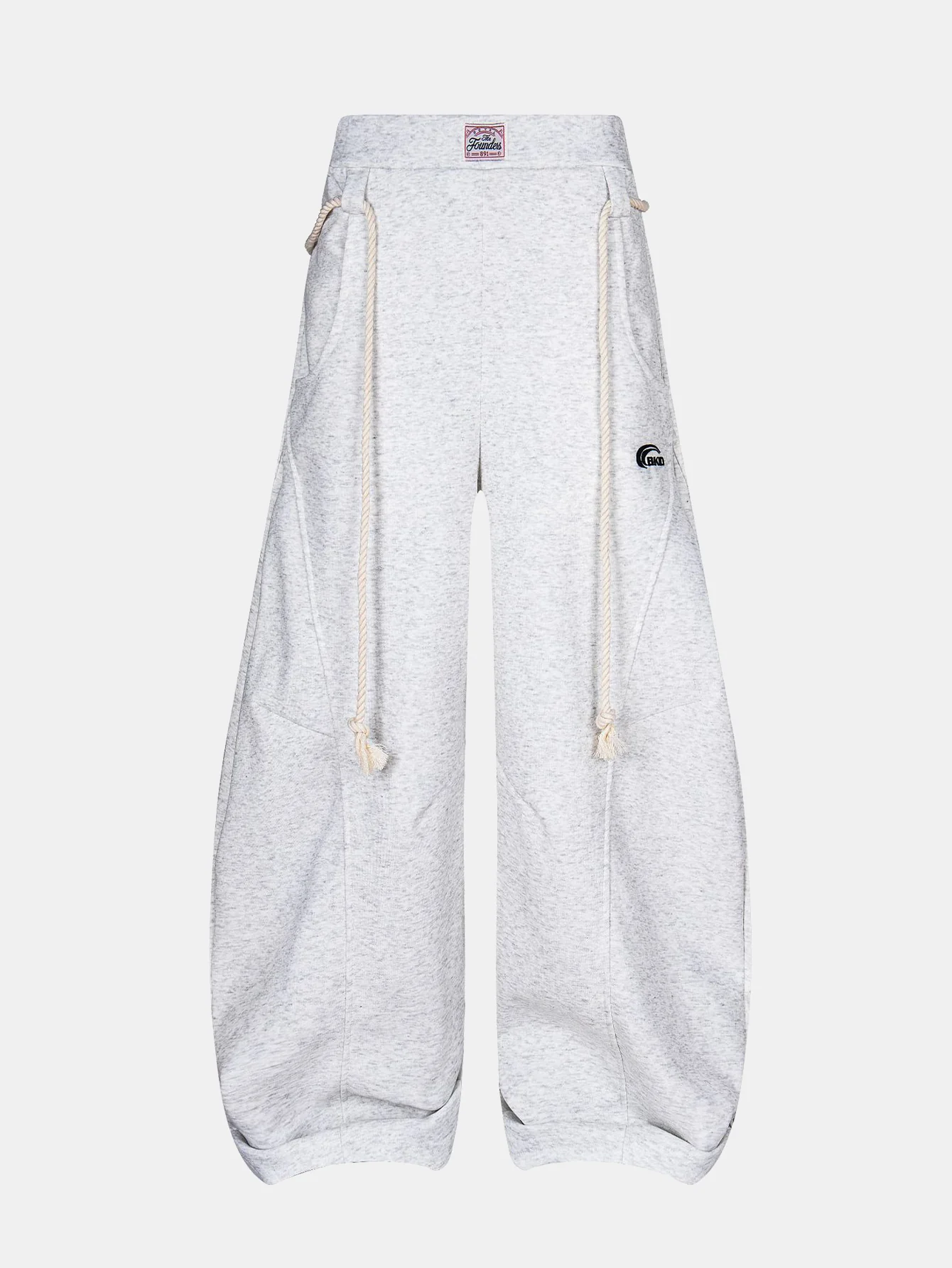 Weit geschnittene Baggy-Sweatpants mit Kordelzug - Image 4
