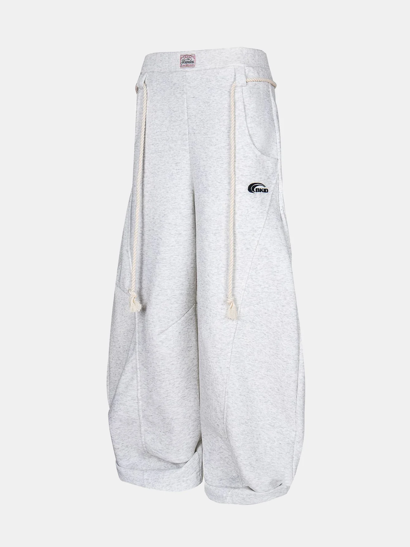 Weit geschnittene Baggy-Sweatpants mit Kordelzug - Image 5