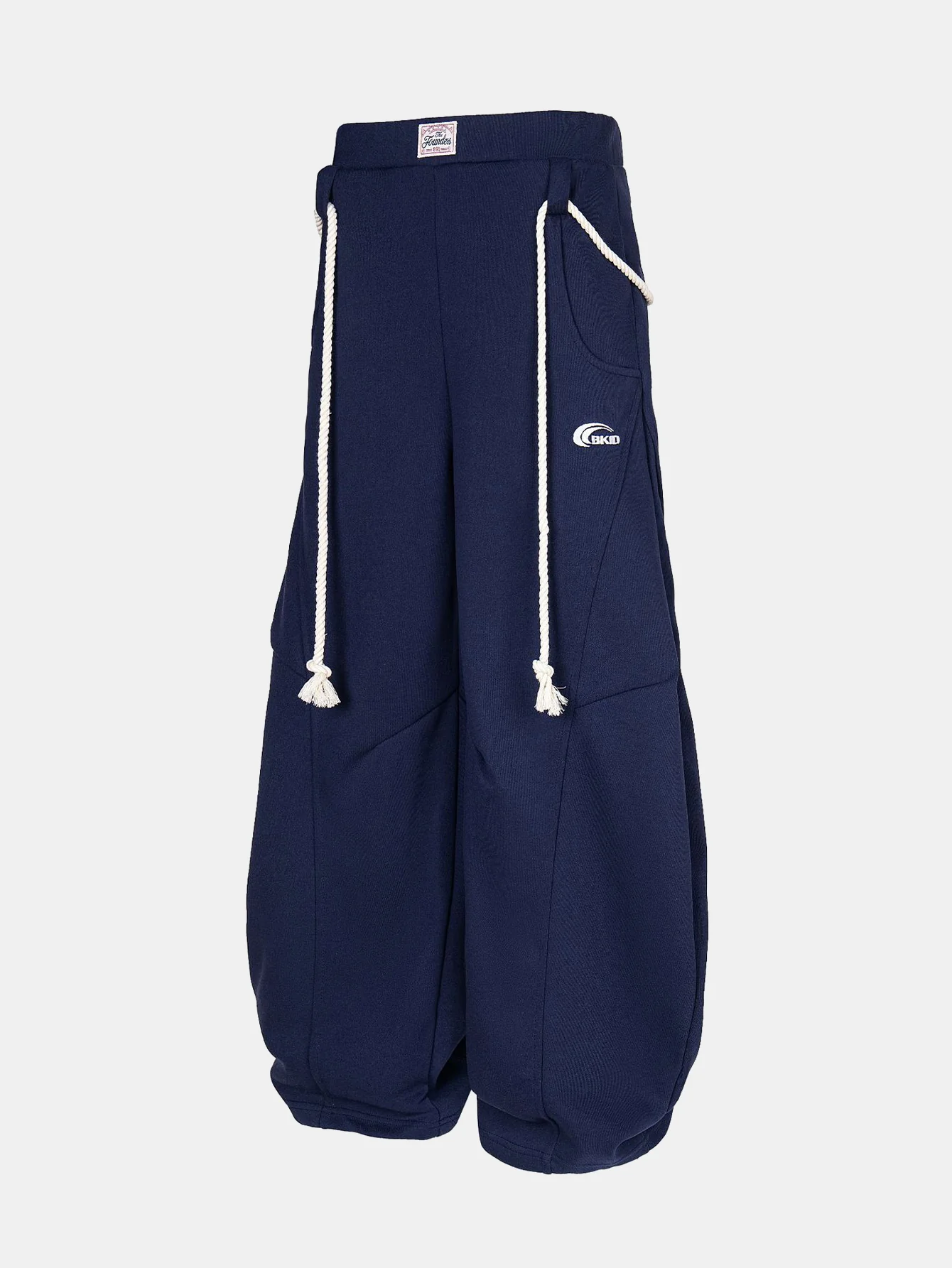 Weit geschnittene Baggy-Sweatpants mit Kordelzug - Image 8
