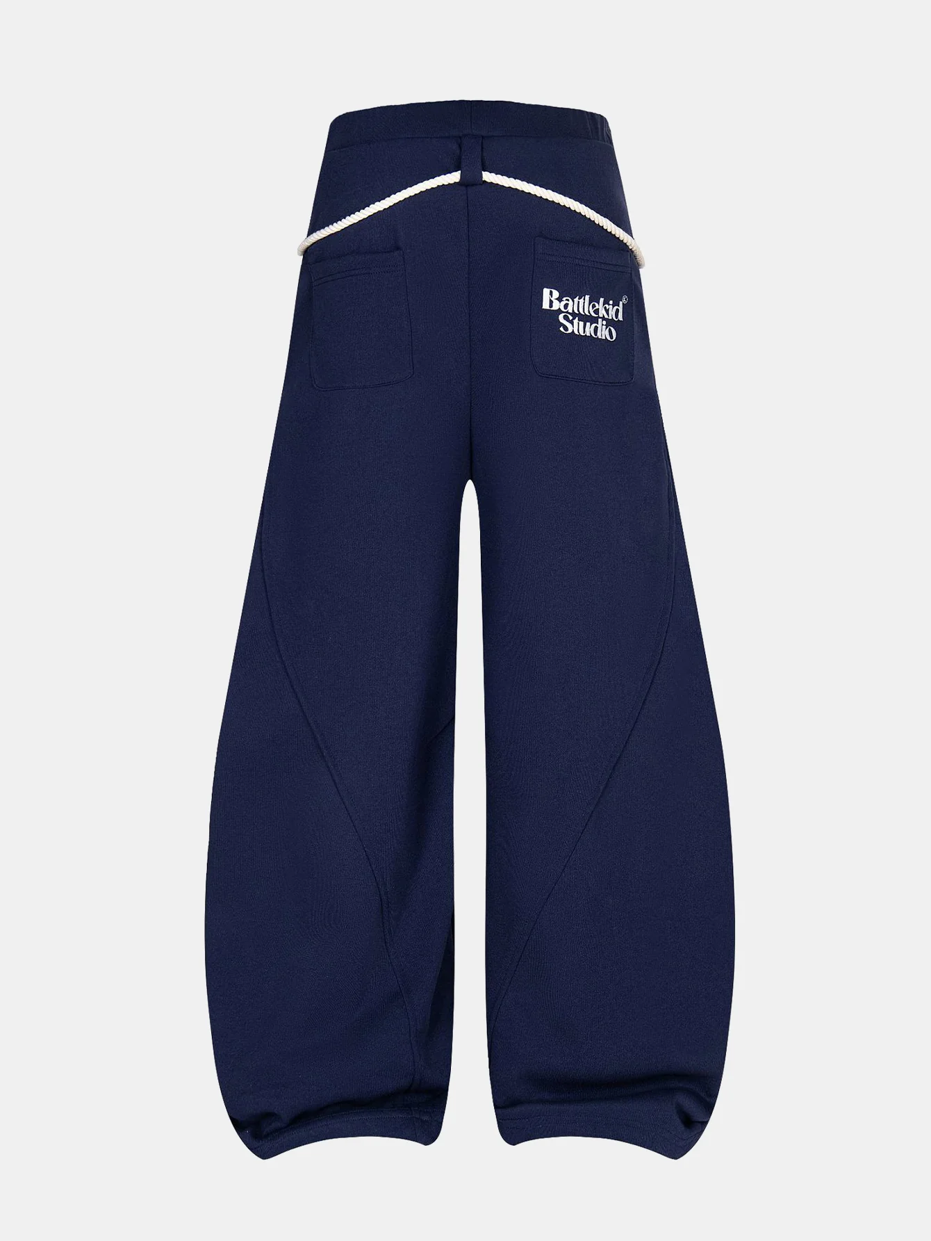 Weit geschnittene Baggy-Sweatpants mit Kordelzug - Image 9