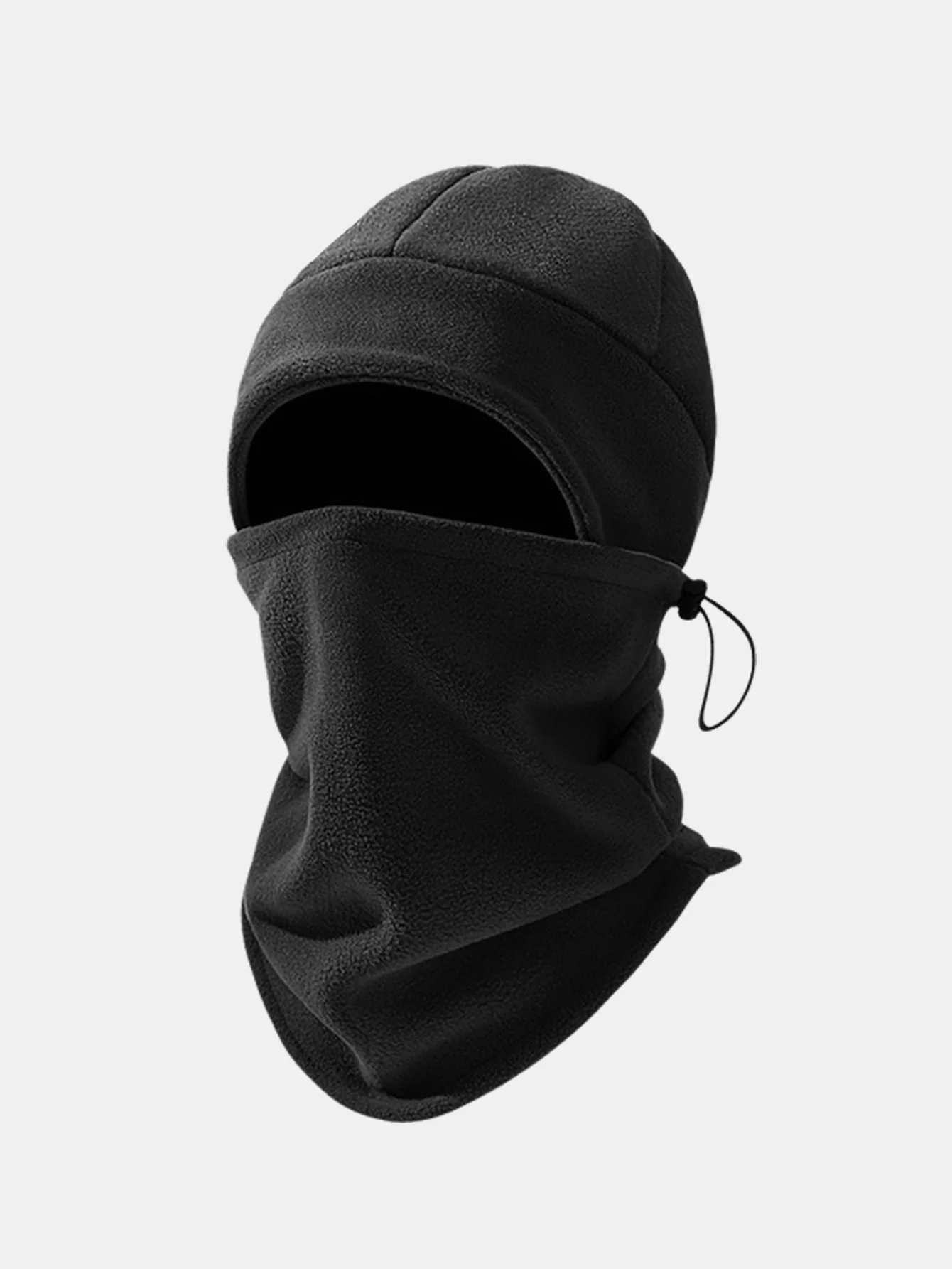 Polarfleece-Warmmütze und verstellbares Schal-Set geeignet für Outdoor-Sportarten - Image 3