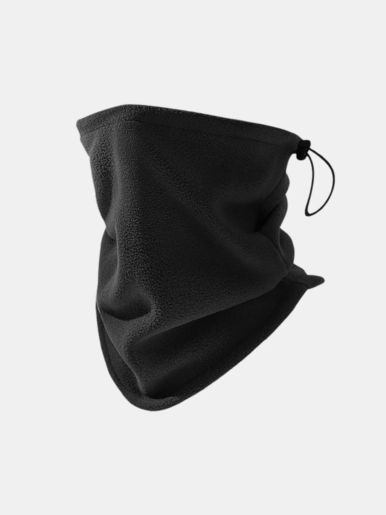 Polarfleece-Warmmütze und verstellbares Schal-Set geeignet für Outdoor-Sportarten - Image 4