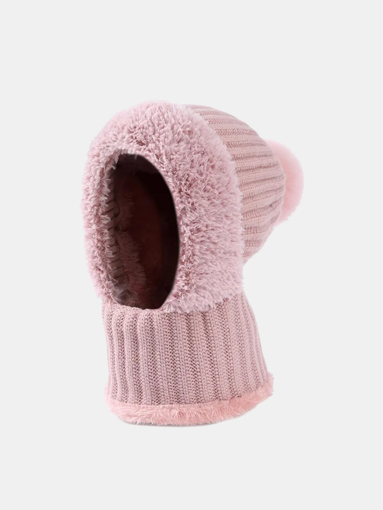 Winter 2-in-1 Windproof Warm Fleece-Lined Beanie Hat & Neck Gaiter - Image 3