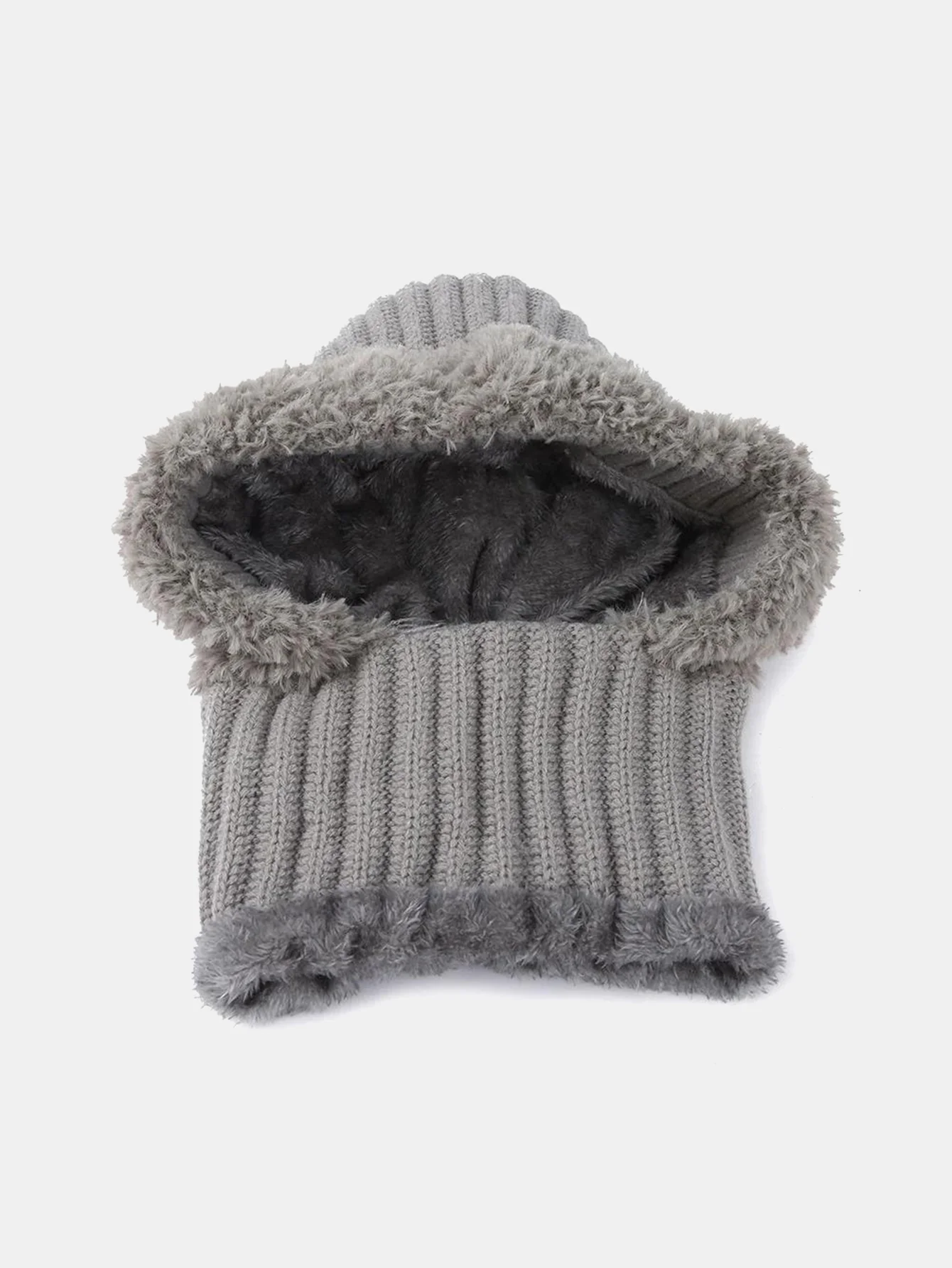 Winter 2-in-1 Windproof Warm Fleece-Lined Beanie Hat & Neck Gaiter - Image 7
