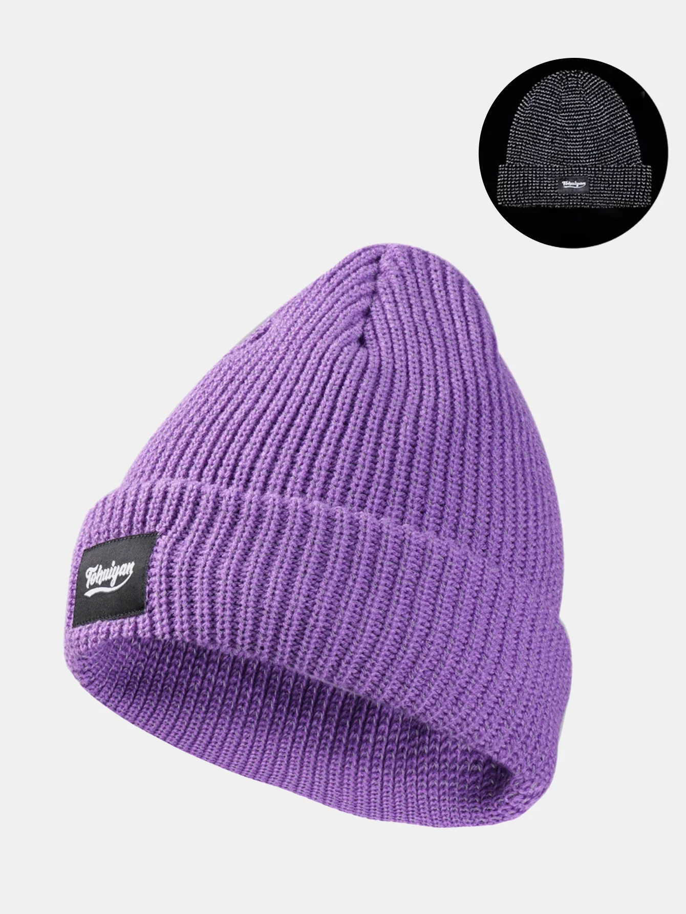 Winter Flash Reflection Beanie Hat - Image 10