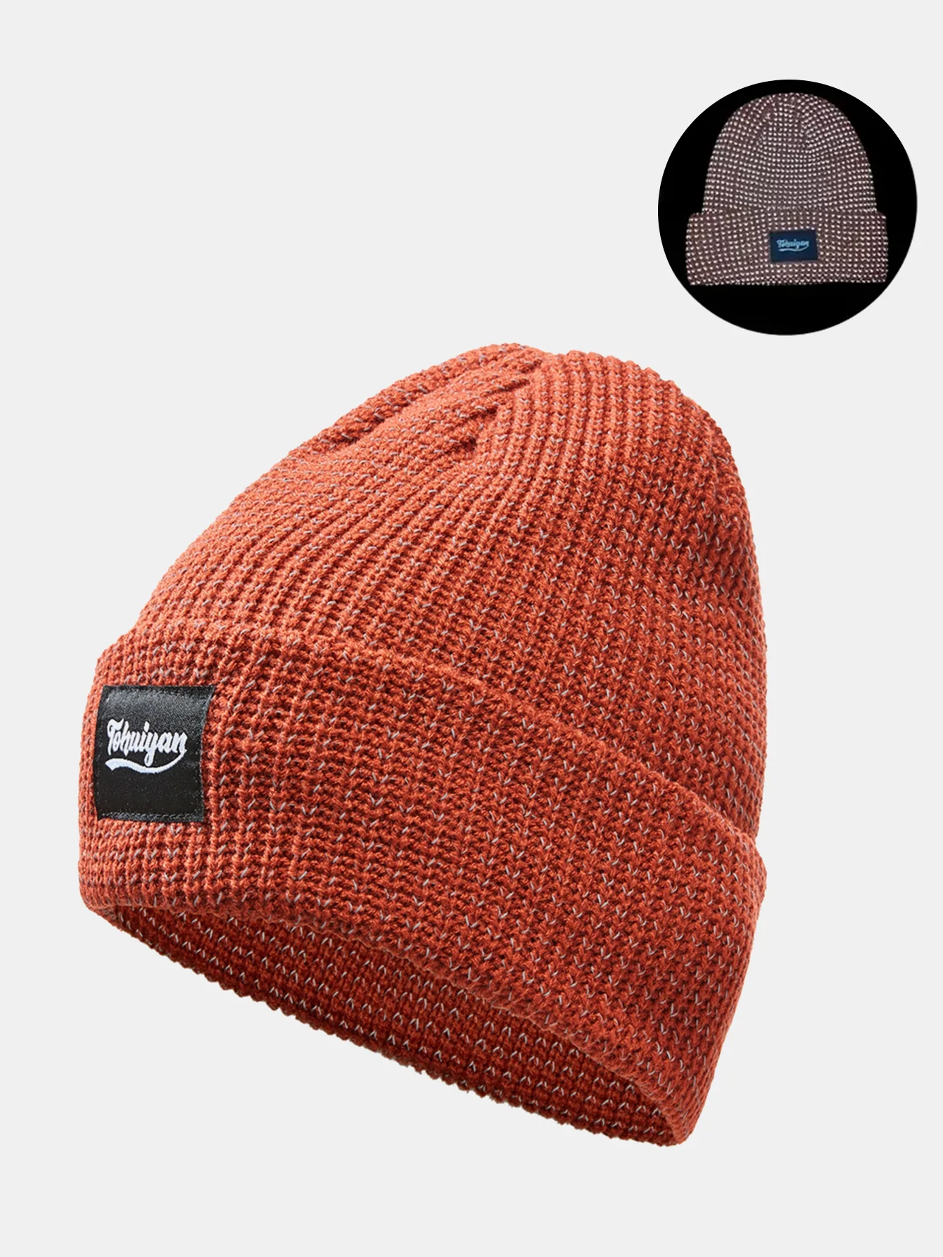 Winter Flash Reflection Beanie Hat - Image 5