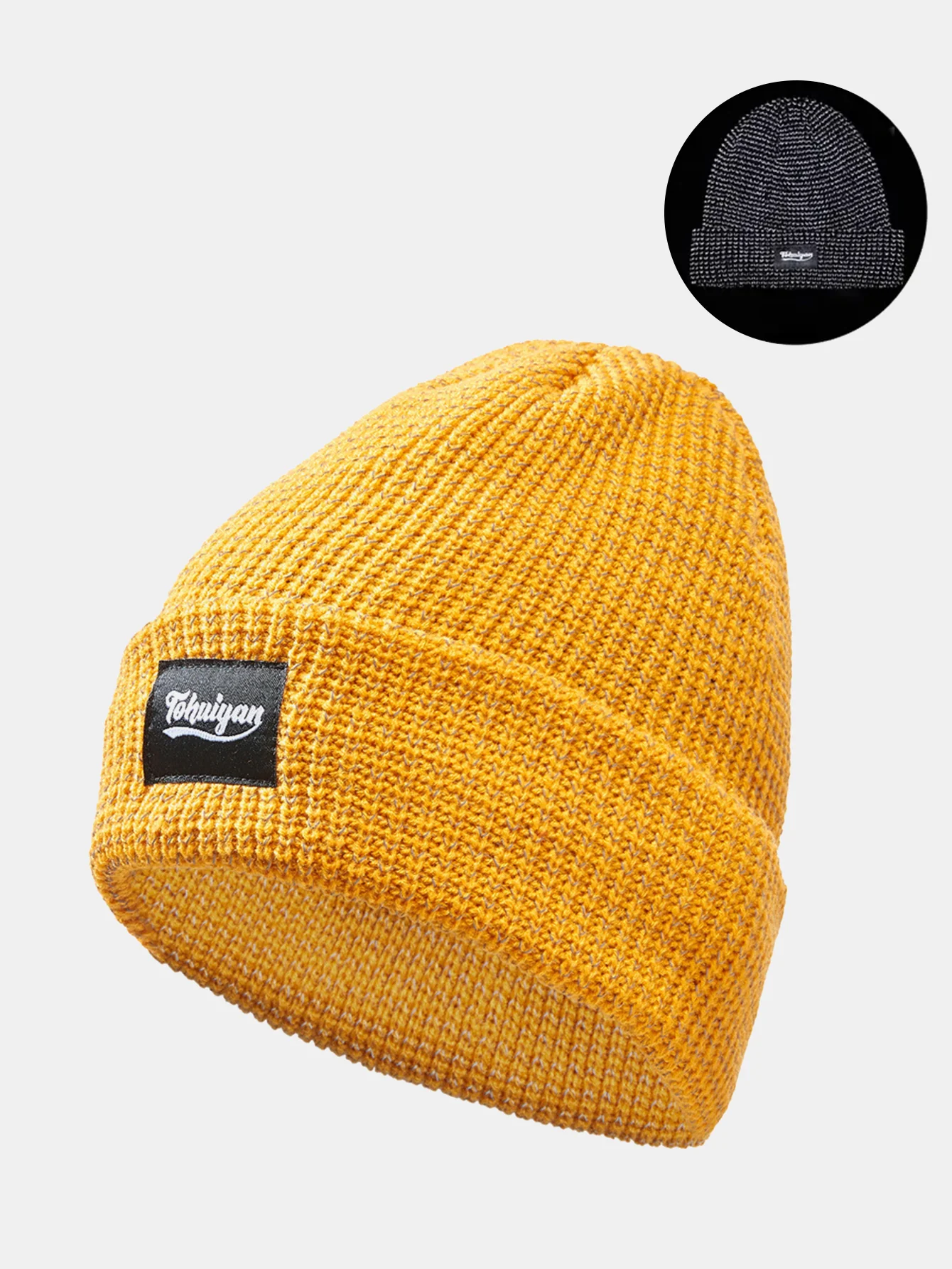 Winter Flash Reflection Beanie Hat - Image 9