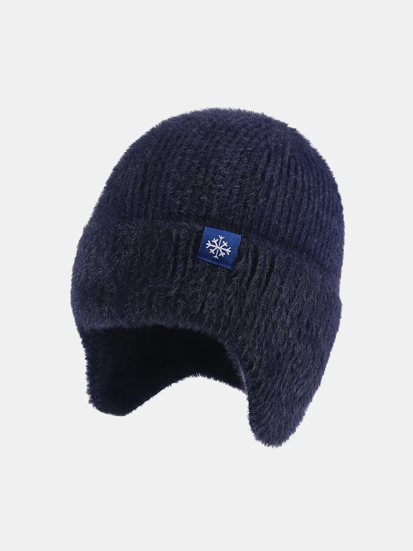 Winter Knit Beanie Hat With Ears Flaps Protection - Image 2