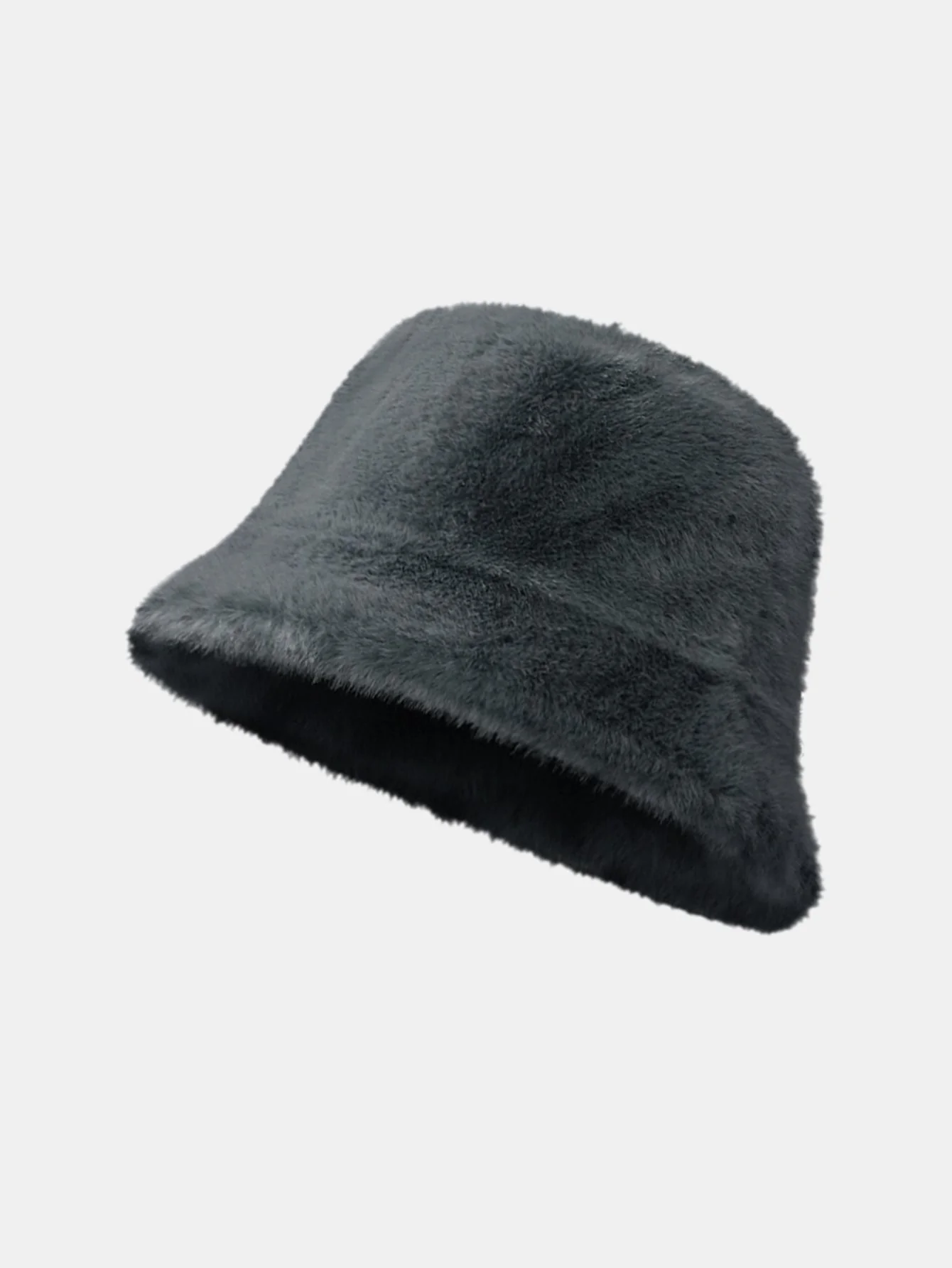 Winter Plüsch Warm Kunstfell Bucket Hat - Image 2