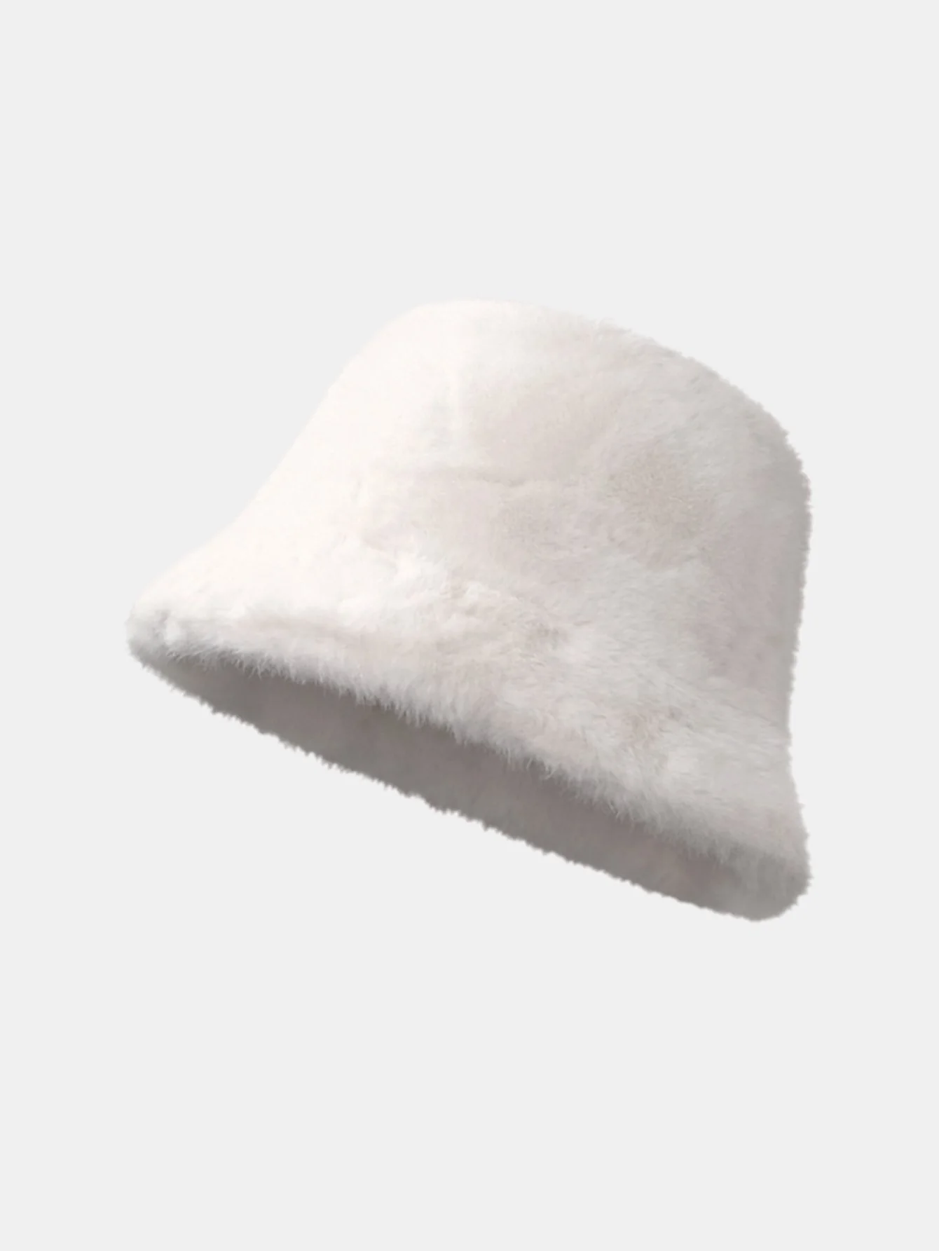 Winter Plüsch Warm Kunstfell Bucket Hat - Image 7