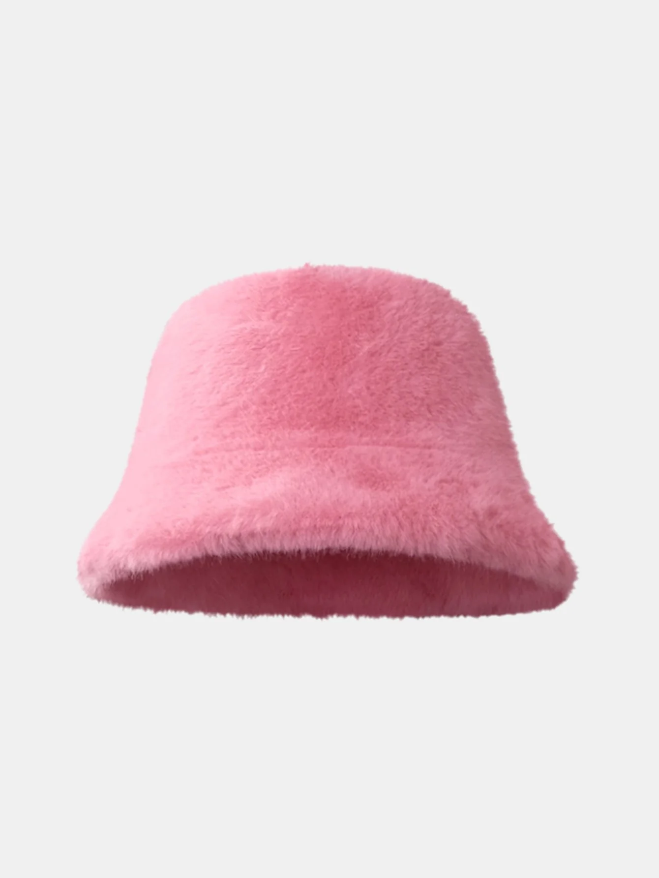 Winter Plüsch Warm Kunstfell Bucket Hat - Image 8