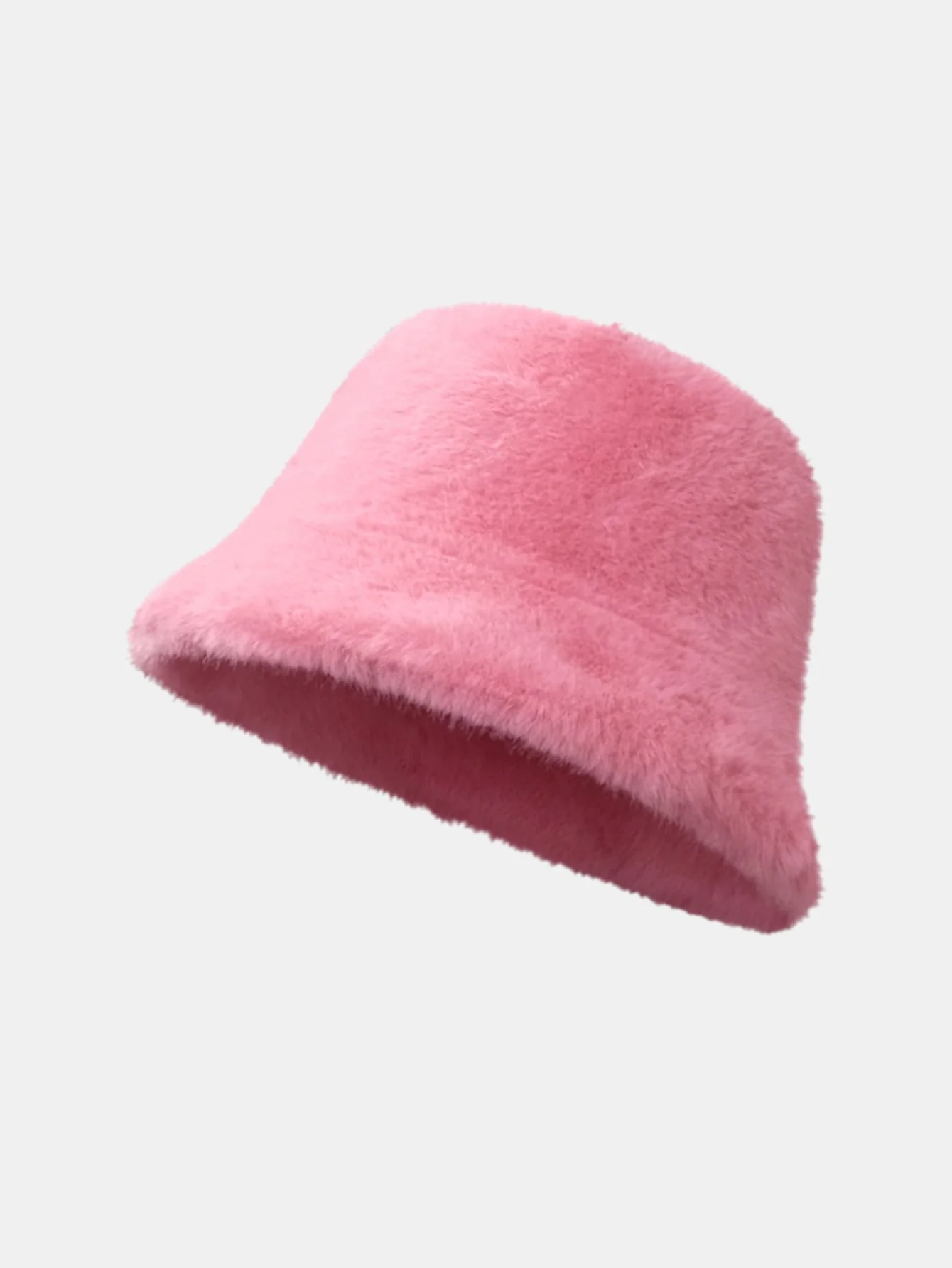 Winter Plüsch Warm Kunstfell Bucket Hat - Image 9