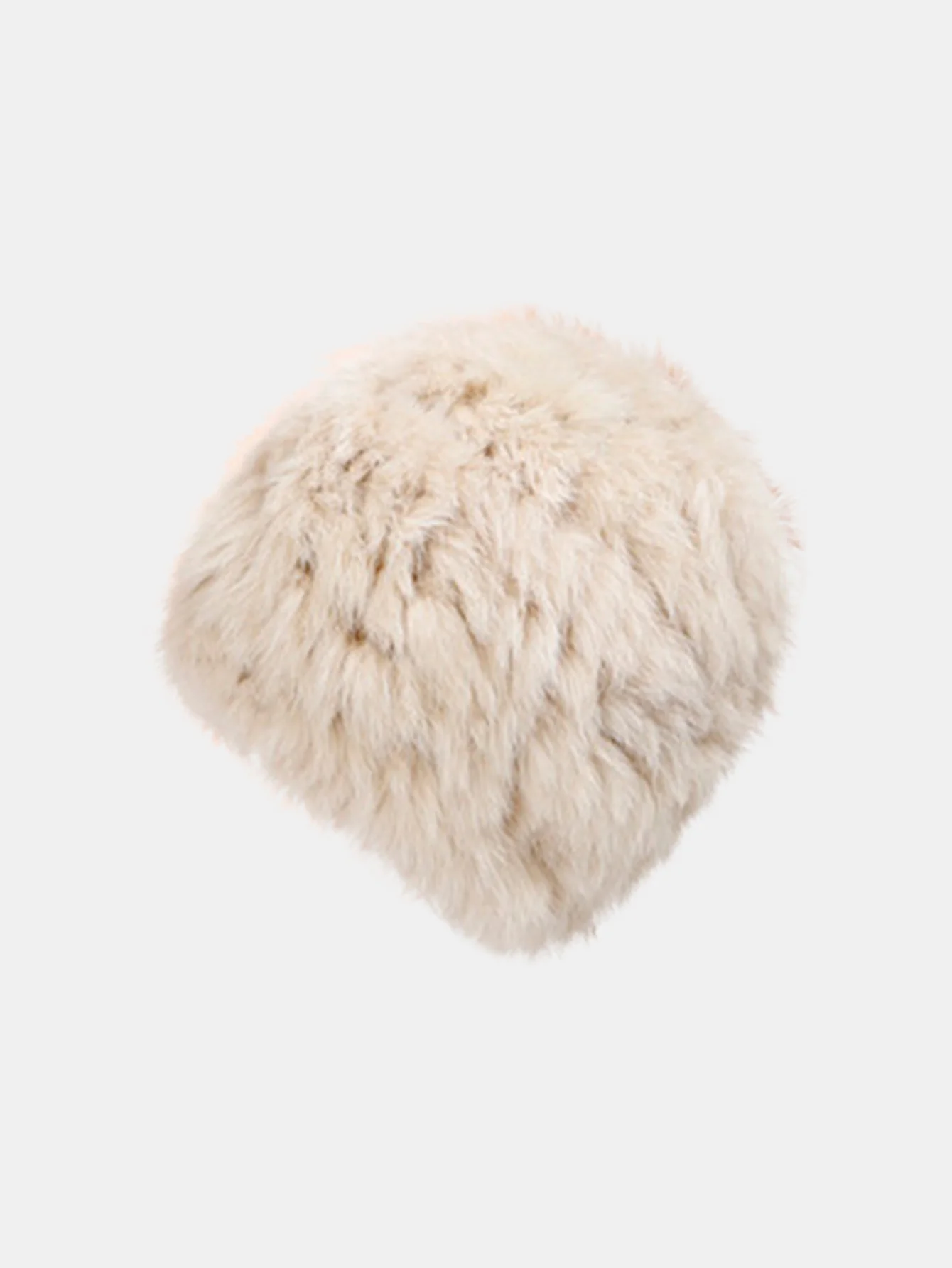 Winter Warm Faux Fur Knitted Hat - Image 5
