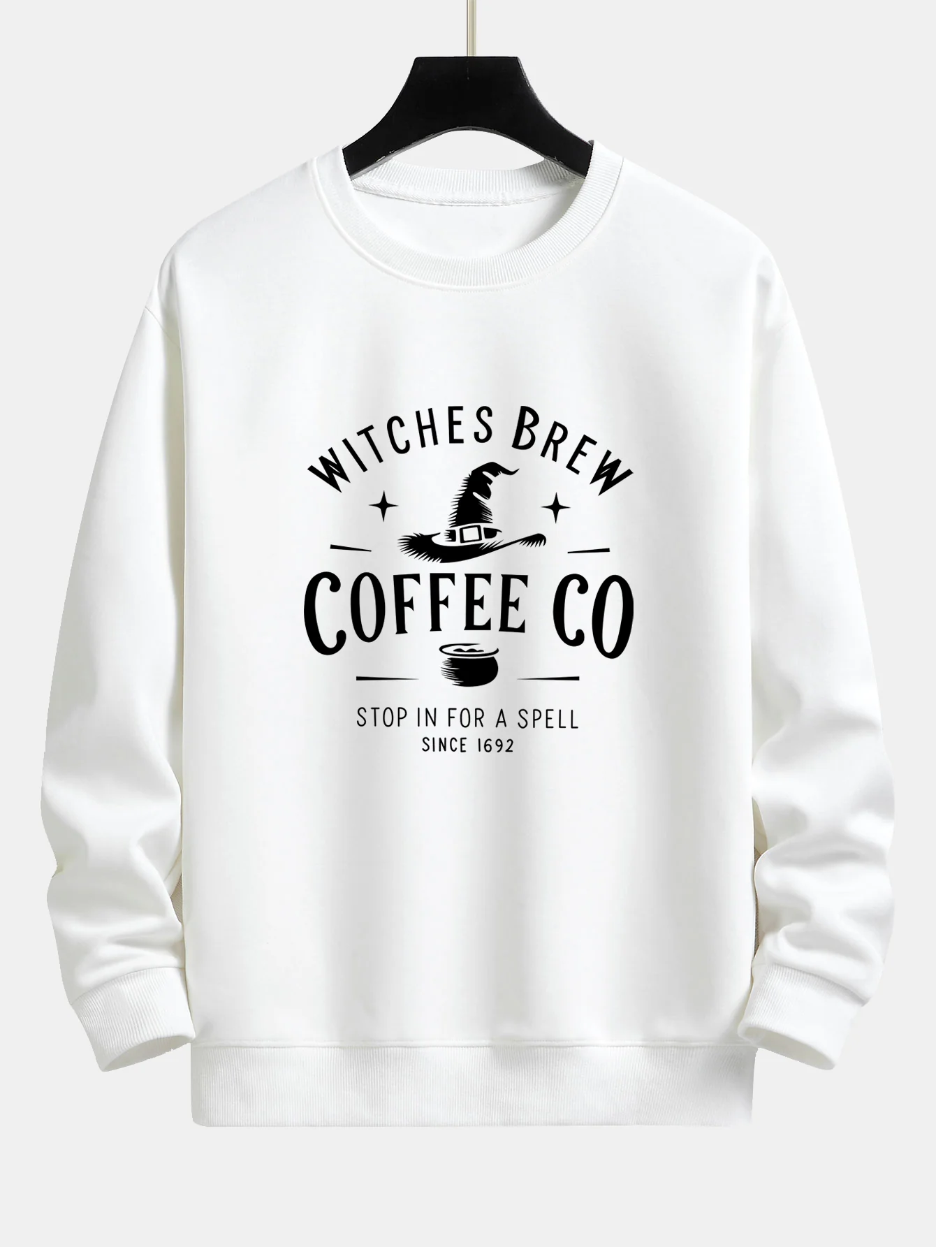 Hexenbrau Kaffee Halloween Druck Locker sitzender Pullover - Image 2