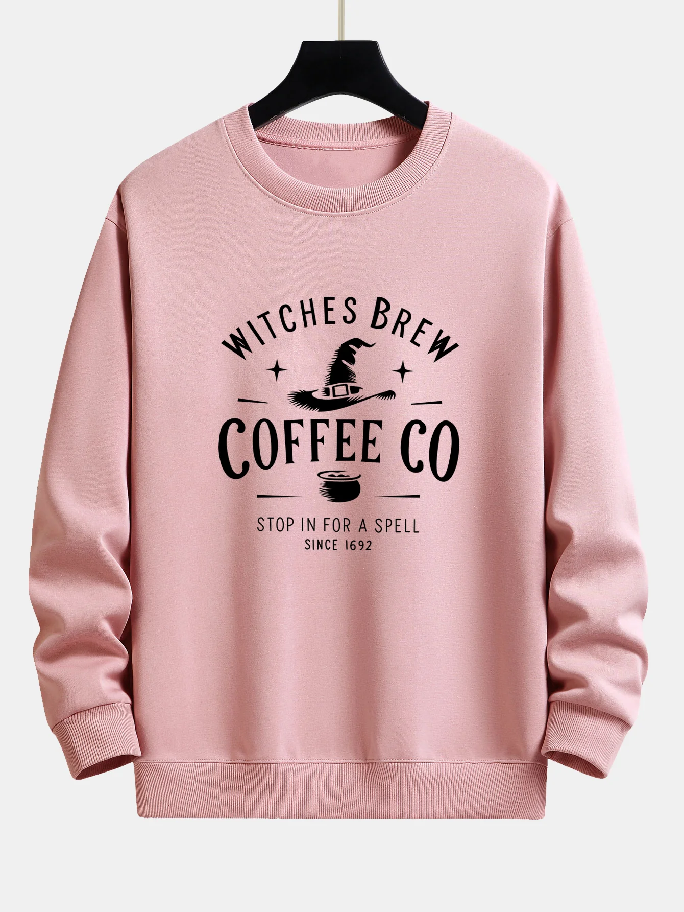 Hexenbrau Kaffee Halloween Druck Locker sitzender Pullover - Image 3