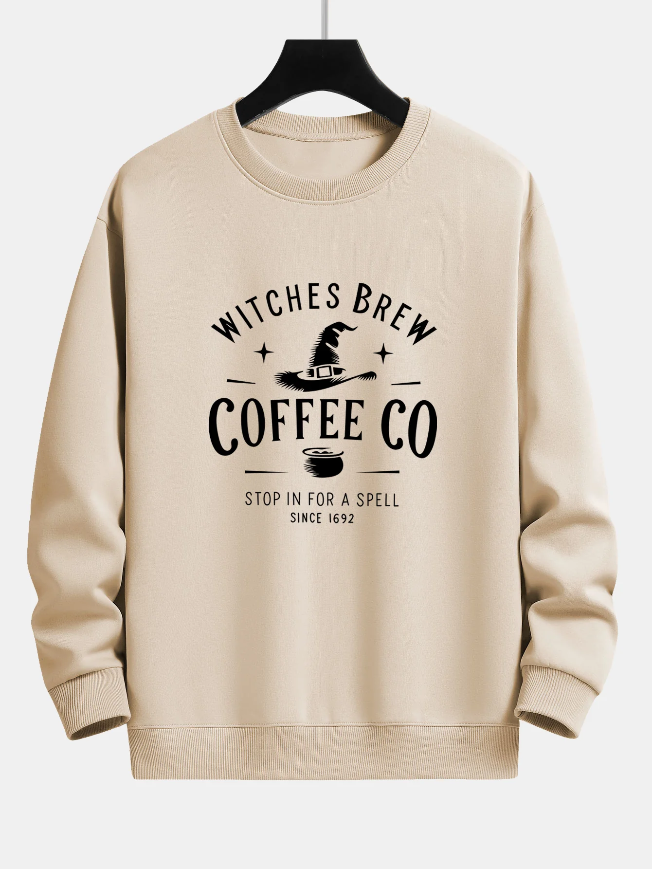 Hexenbrau Kaffee Halloween Druck Locker sitzender Pullover - Image 4
