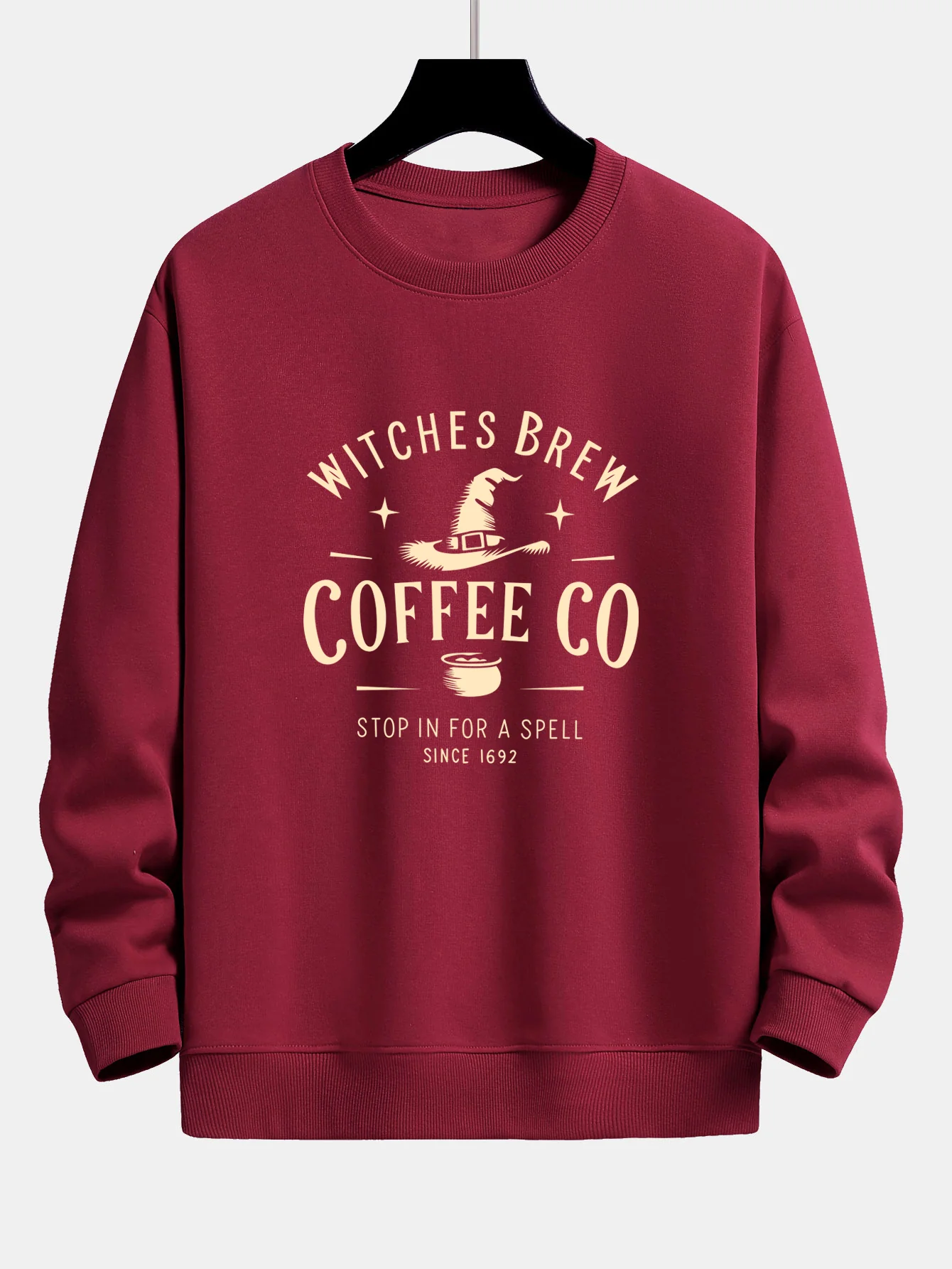 Hexenbrau Kaffee Halloween Druck Locker sitzender Pullover - Image 7